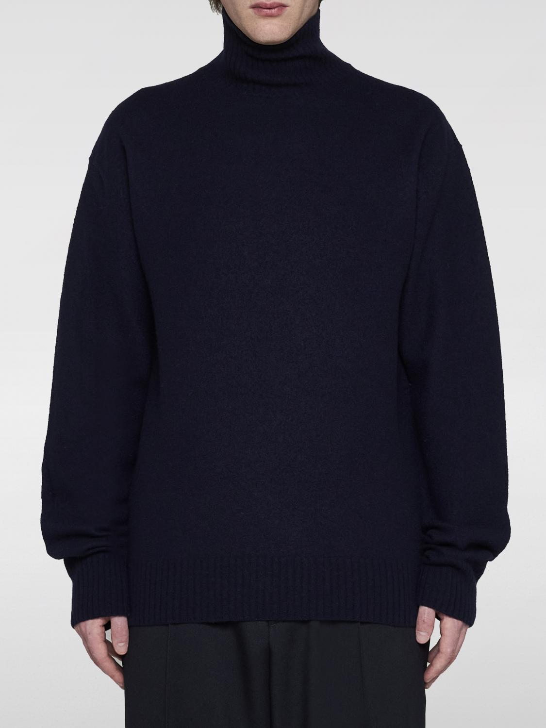 Jil Sander Midnight Blue Wool Sweater In Navy