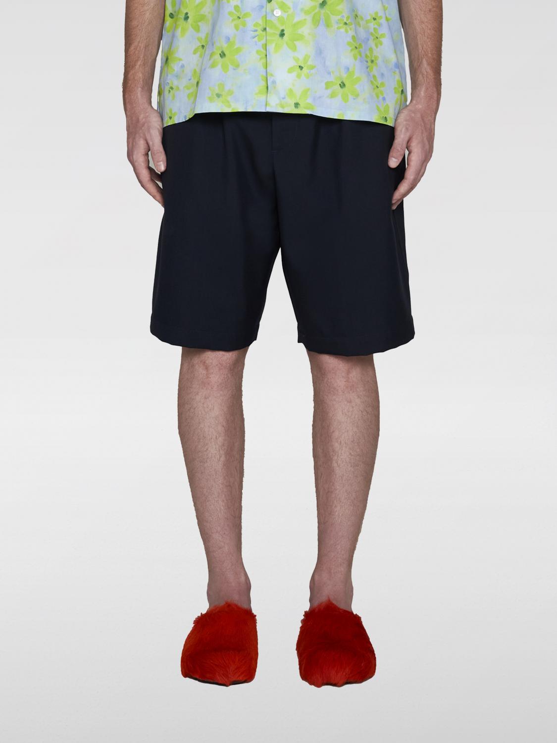 Shop Marni Short  Men Color Blue In Blau