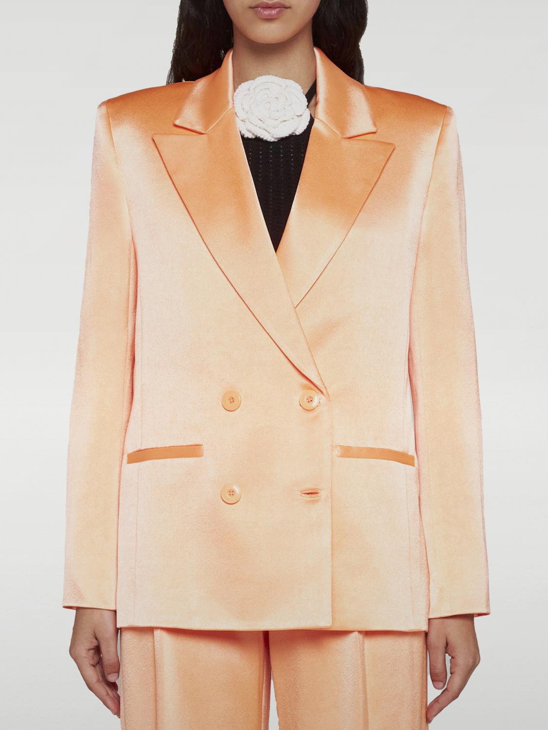 Shop Alice And Olivia Blazer Alice+olivia Woman Color Coral