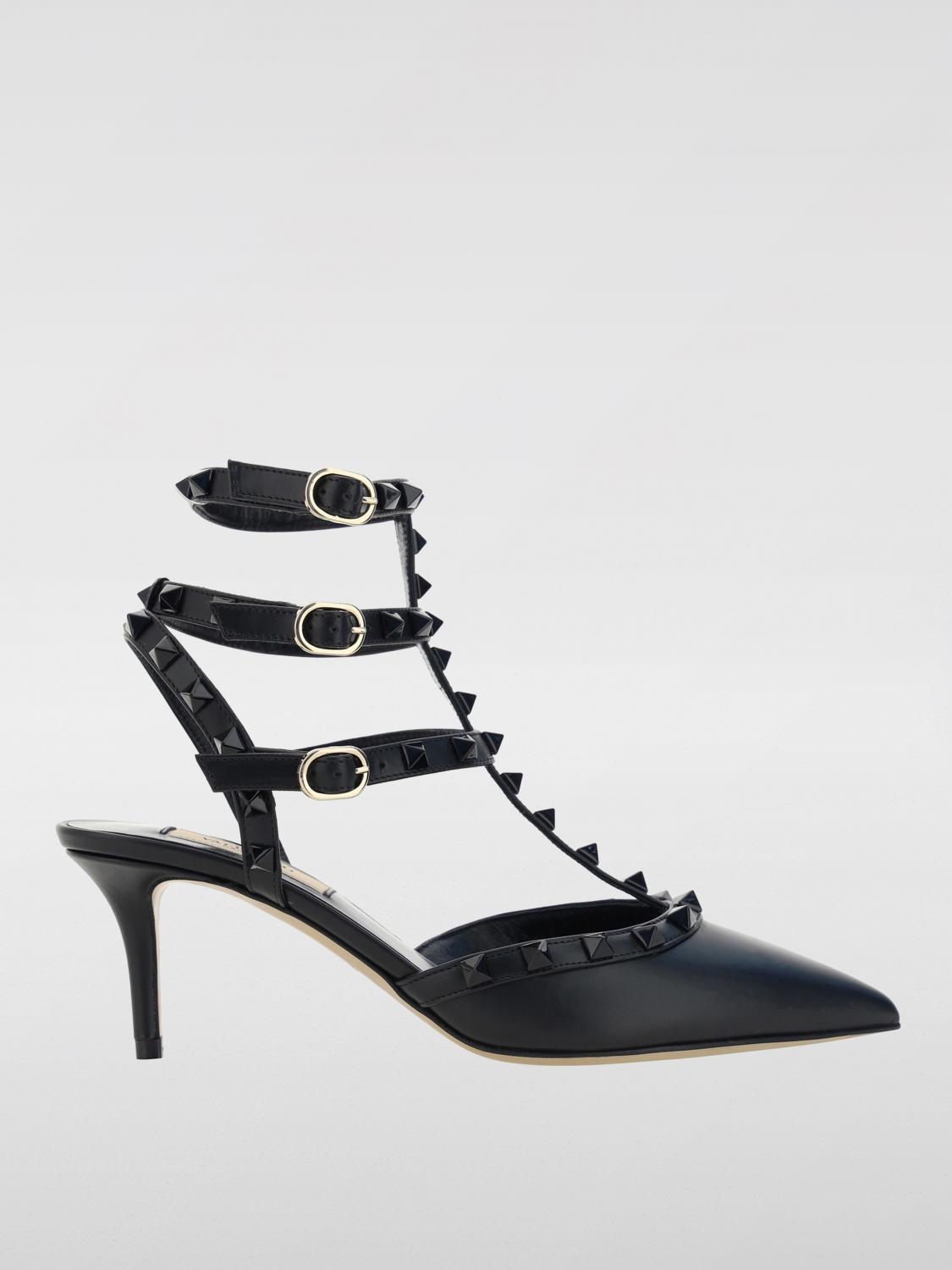 Shop Valentino High Heel Shoes  Garavani Woman Color Black In Schwarz