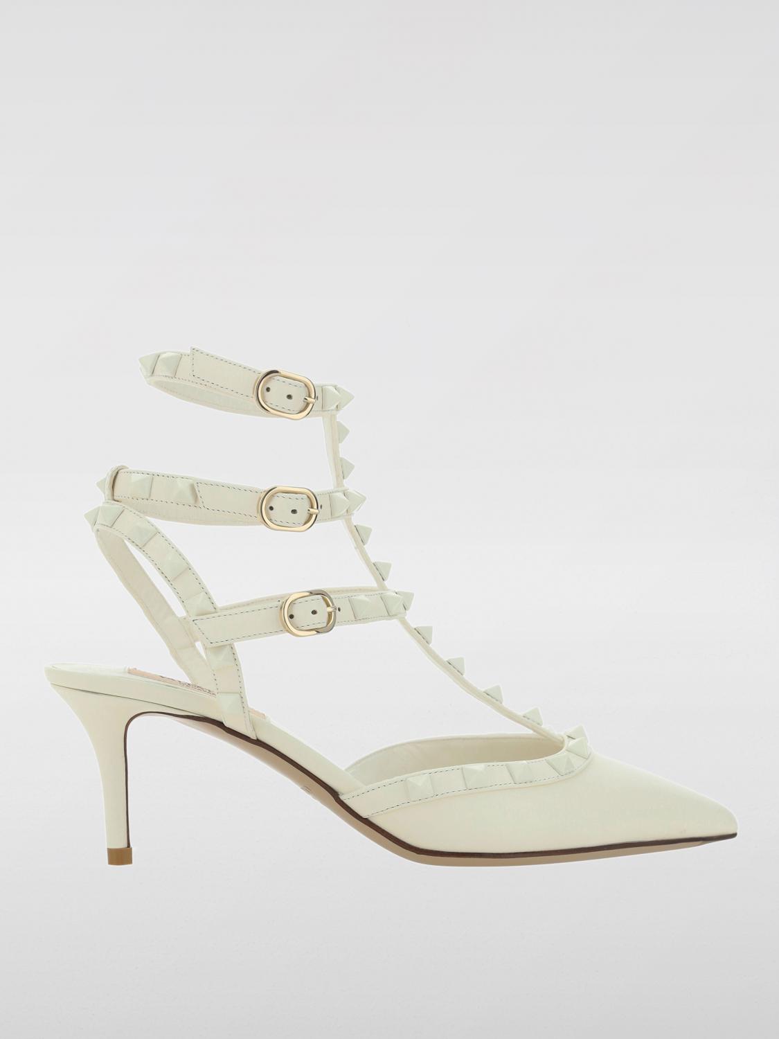 Shop Valentino High Heel Shoes  Garavani Woman Color Ivory