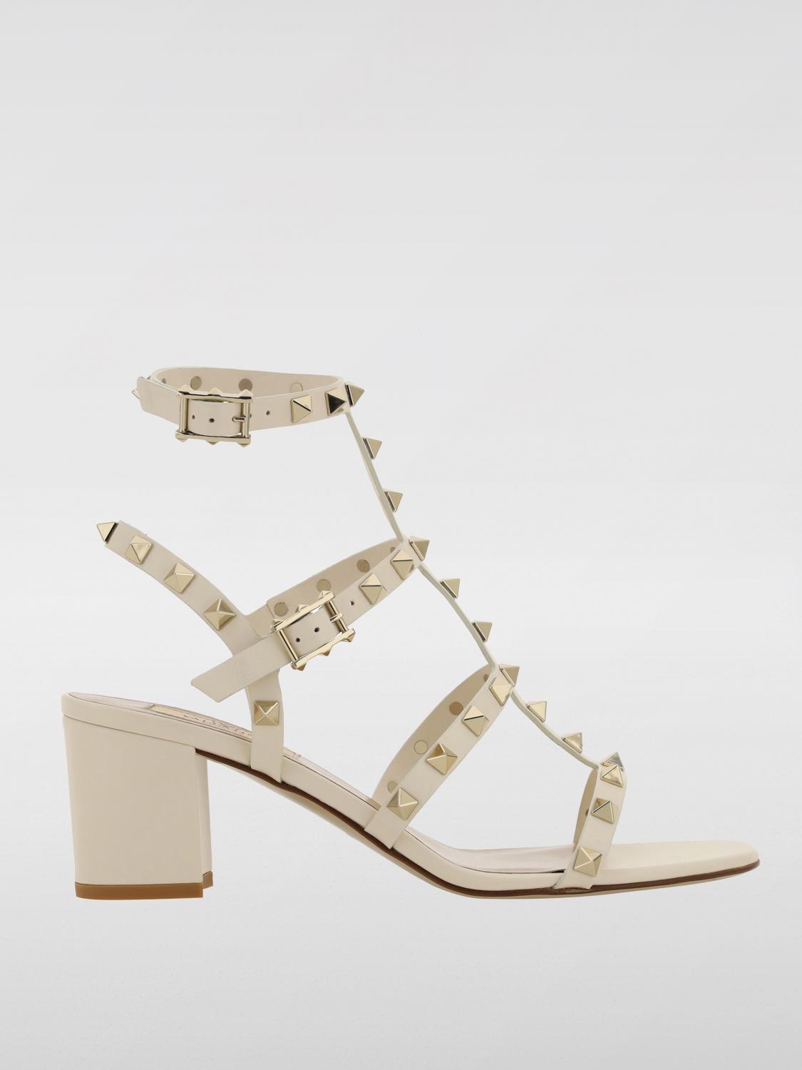 Shop Valentino Heeled Sandals  Garavani Woman Color Ivory