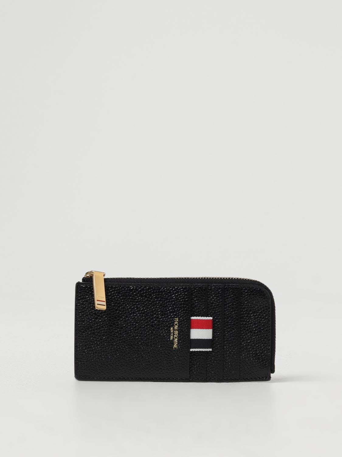 Shop Thom Browne Wallet  Men Color Black