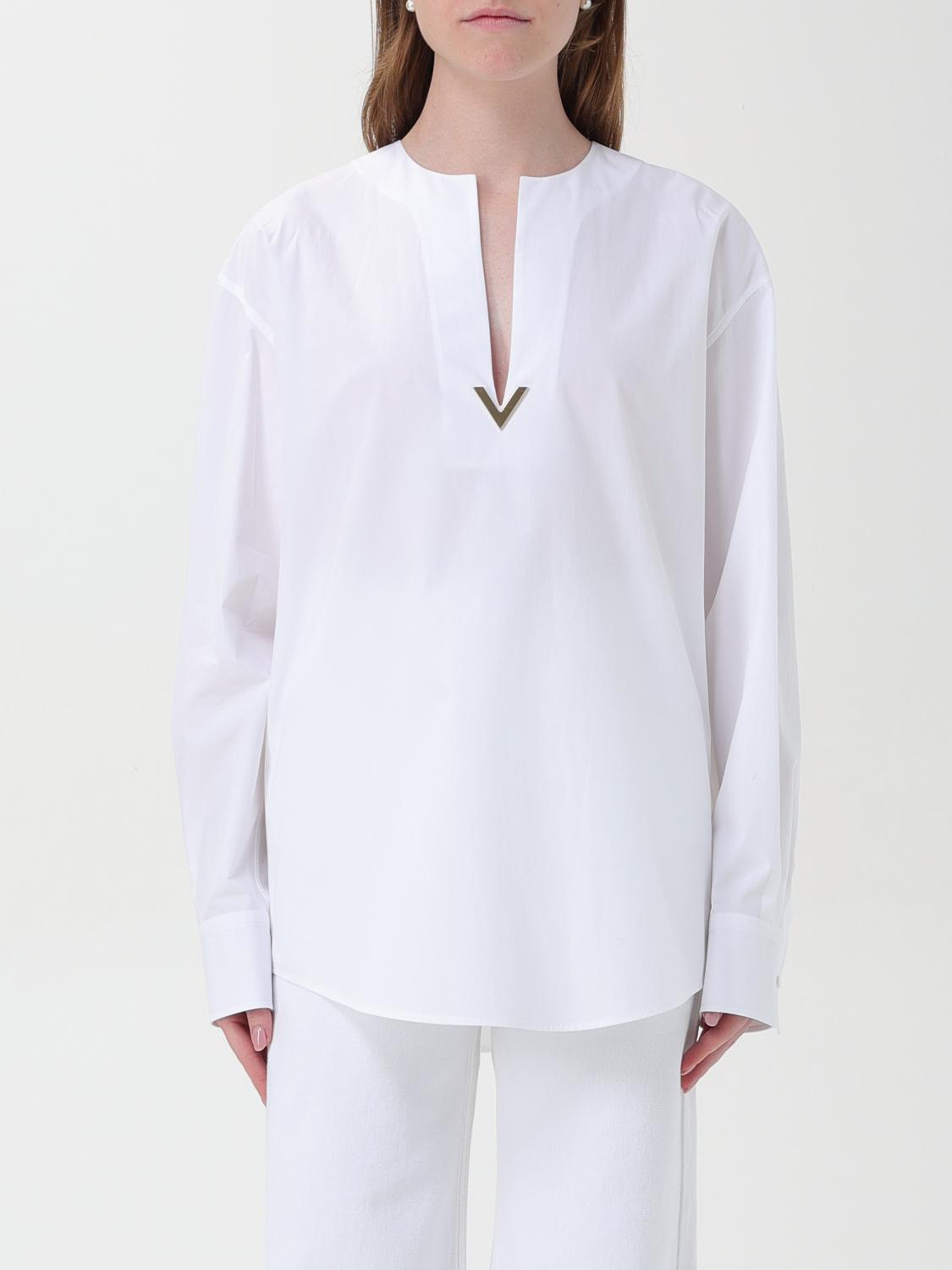 Shop Valentino Top  Woman Color White