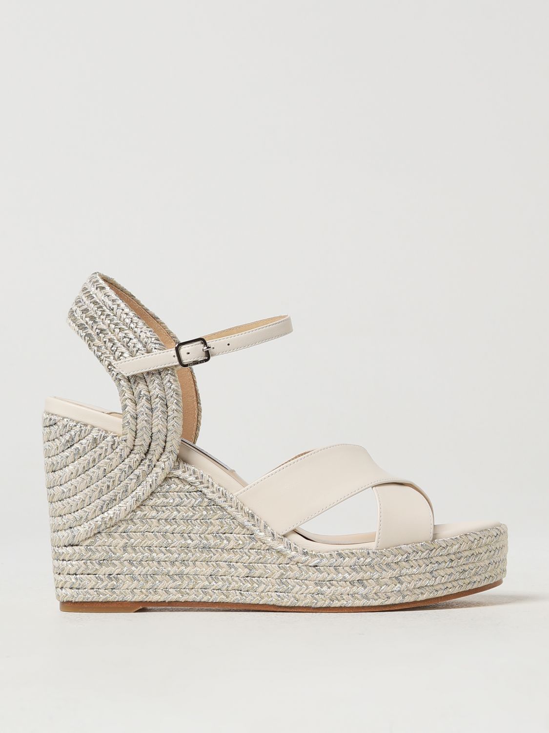 Jimmy Choo Wedge Shoes  Woman Color White