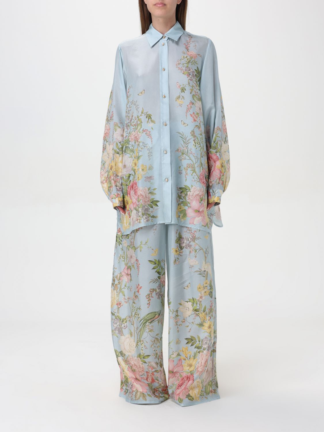 Zimmermann Shirt  Woman Color Blue In 蓝色