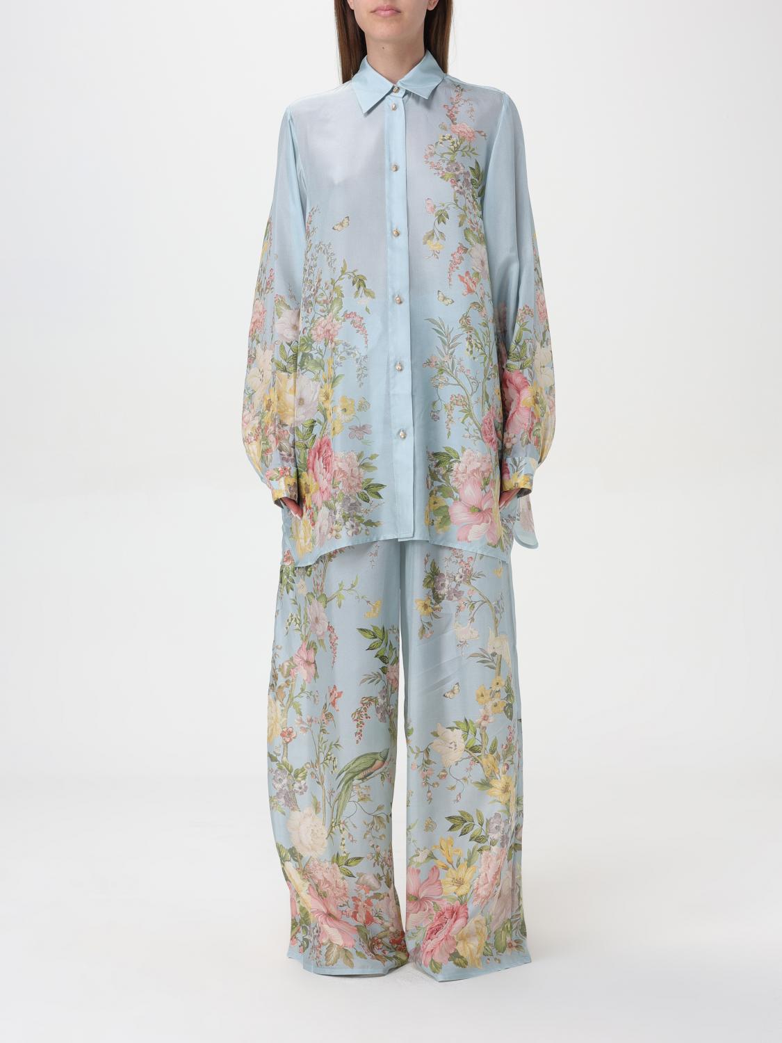 Zimmermann Shirt  Woman Color Blue In 蓝色