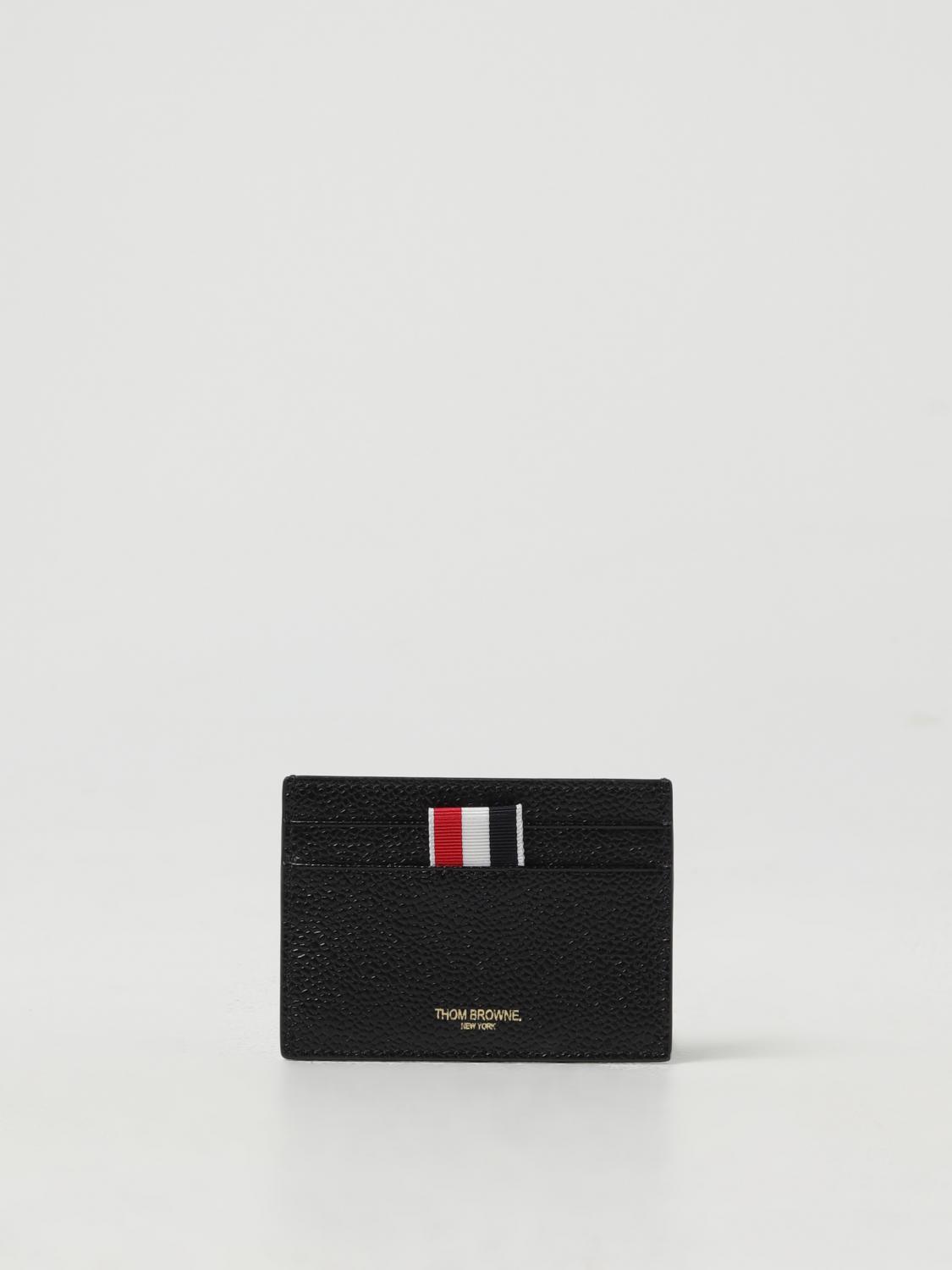 Shop Thom Browne Wallet  Woman Color Black In 黑色