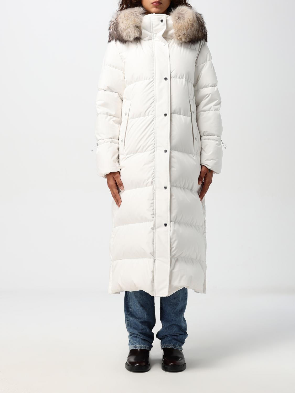 Shop Moorer Jacket  Woman Color White In Weiss