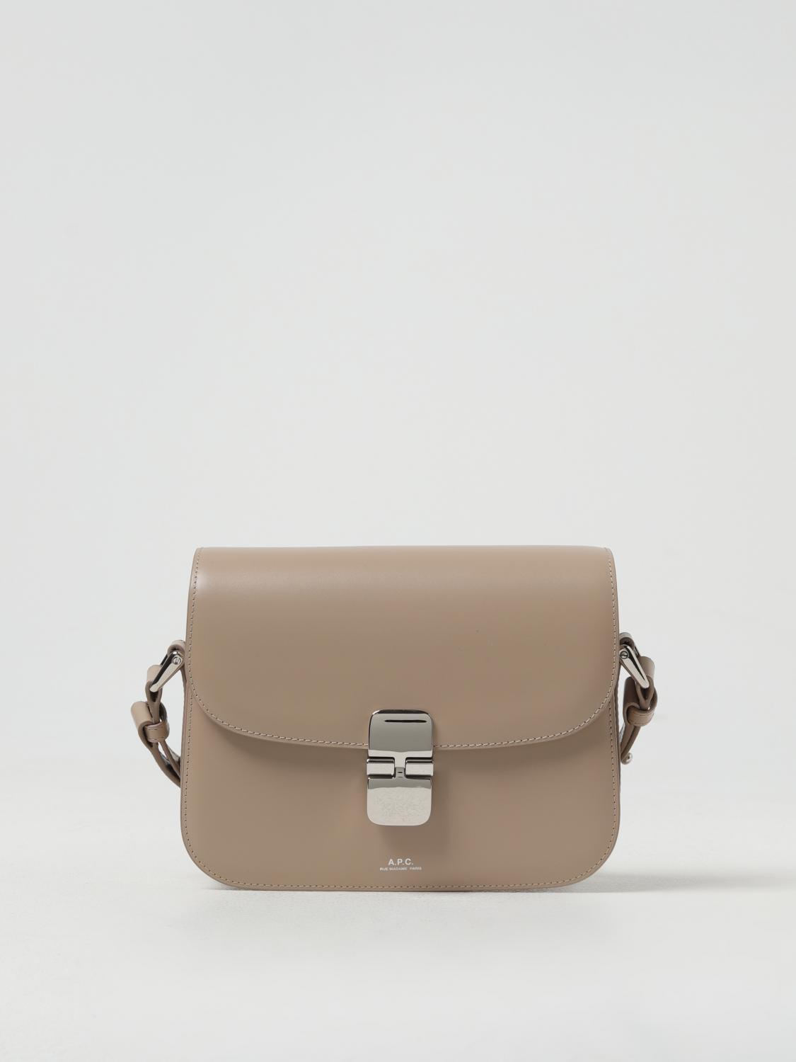 Shop Apc Mini Bag A.p.c. Woman Color Beige In 米色