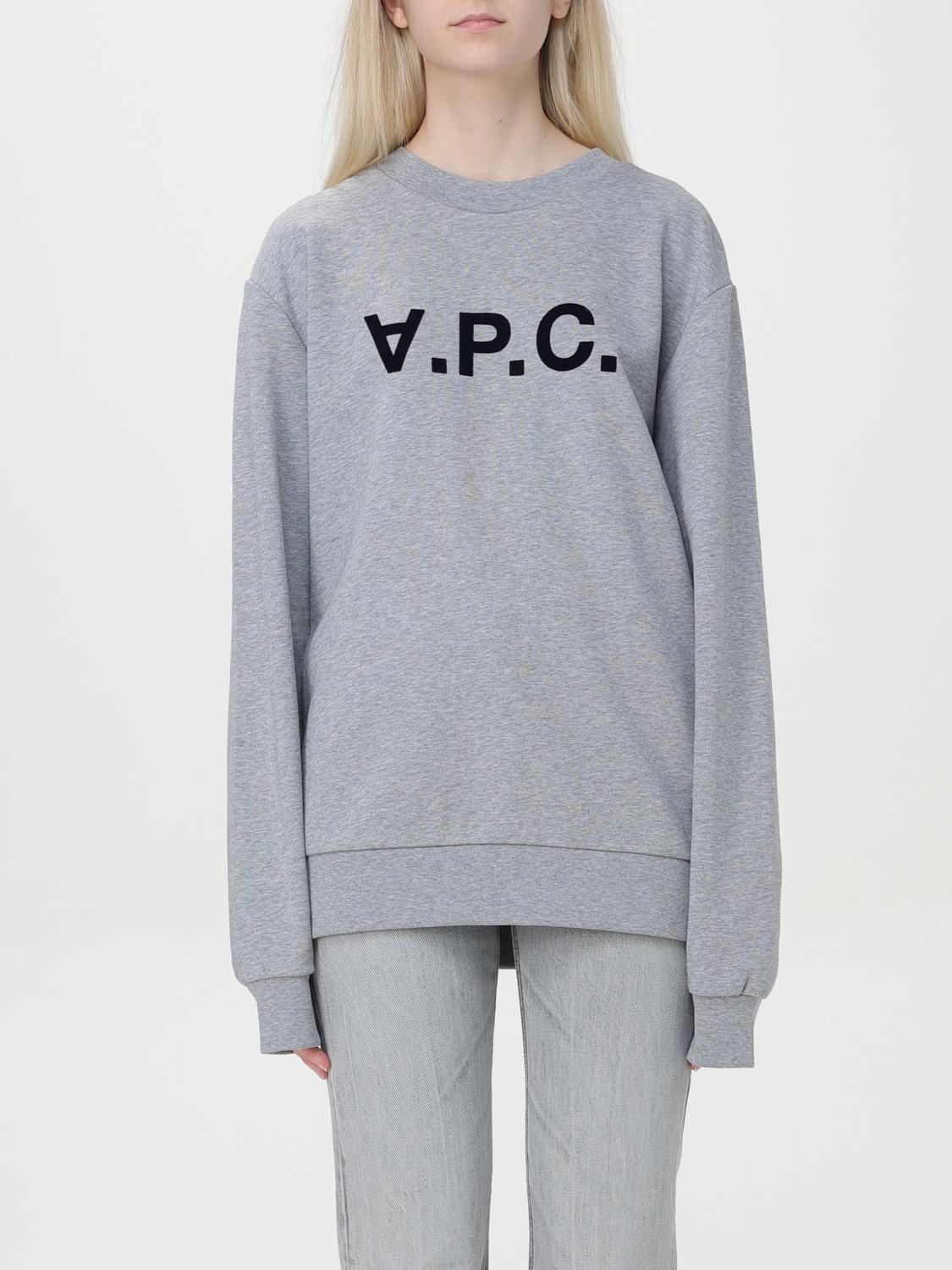 Apc Sweatshirt A.p.c. Woman Color Grey In Grey