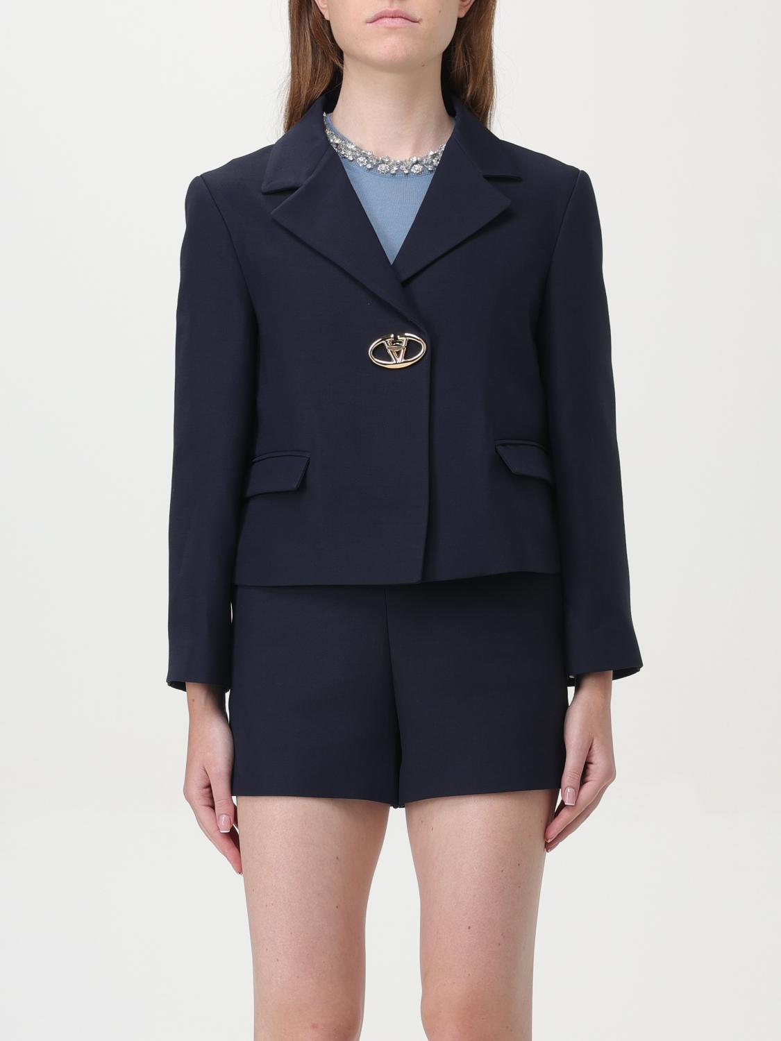 Blazer VALENTINO Woman color Blue