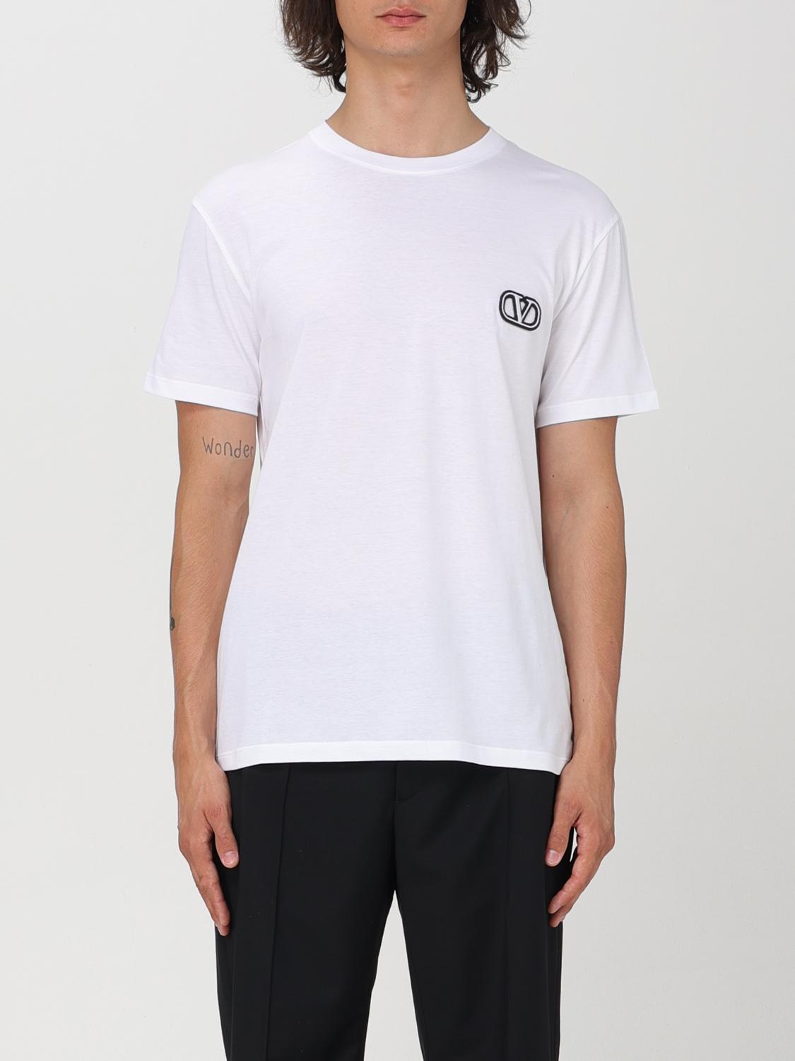 Shop Valentino T-shirt  Men Color White