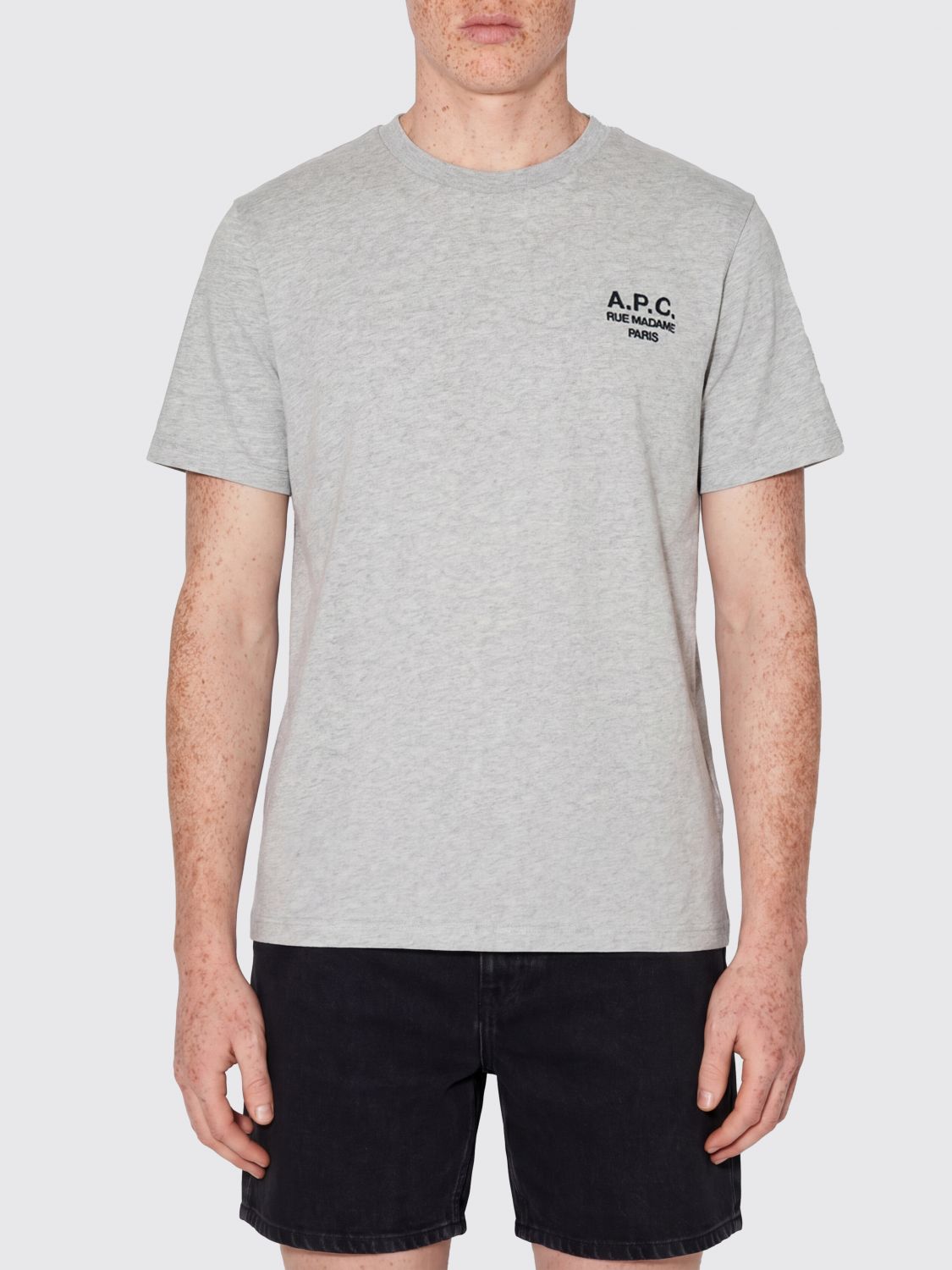 A. P.C. T-shirt con mini logo