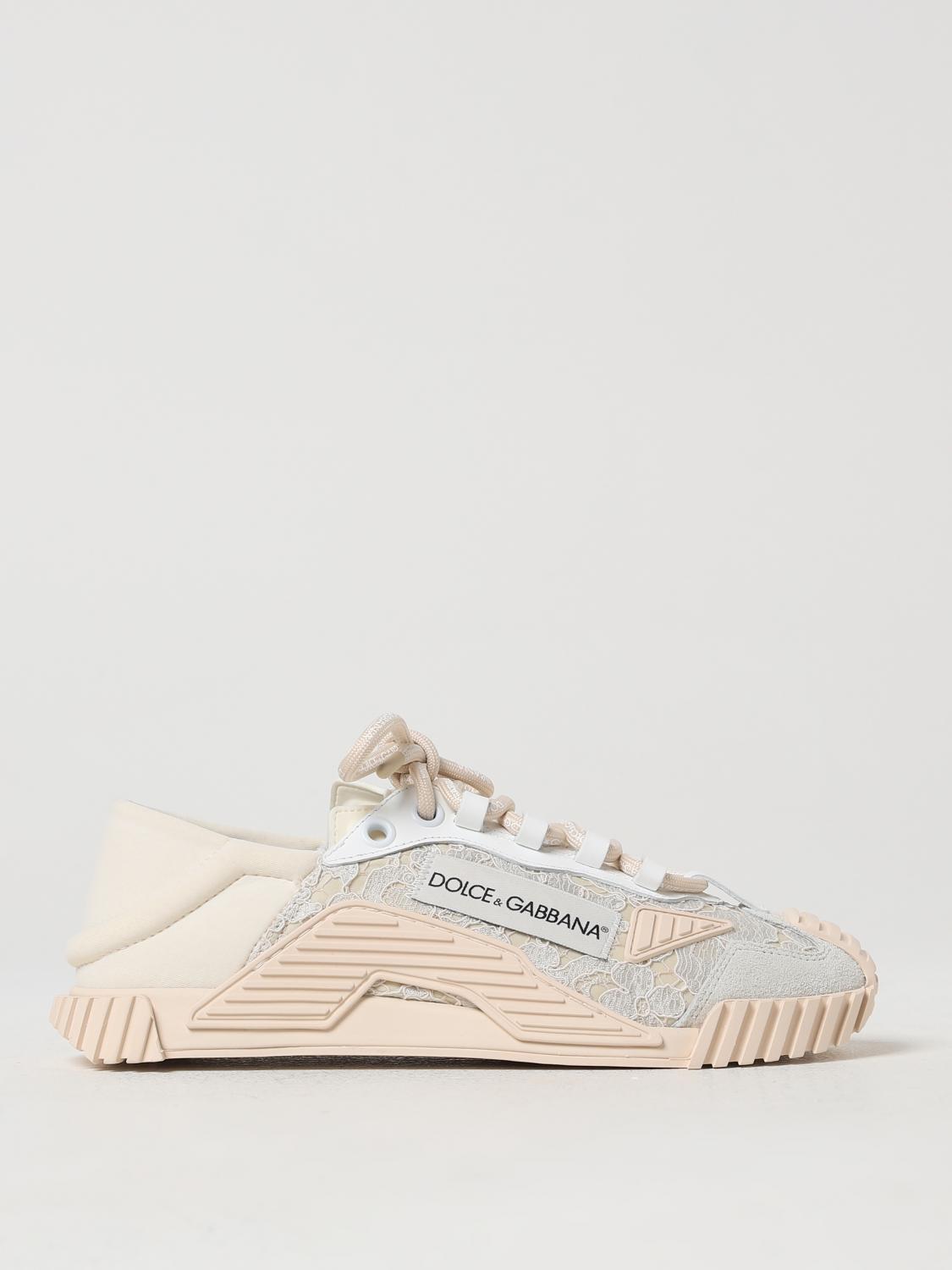 Dolce & Gabbana Sneakers  Woman Color Grey In Neutral