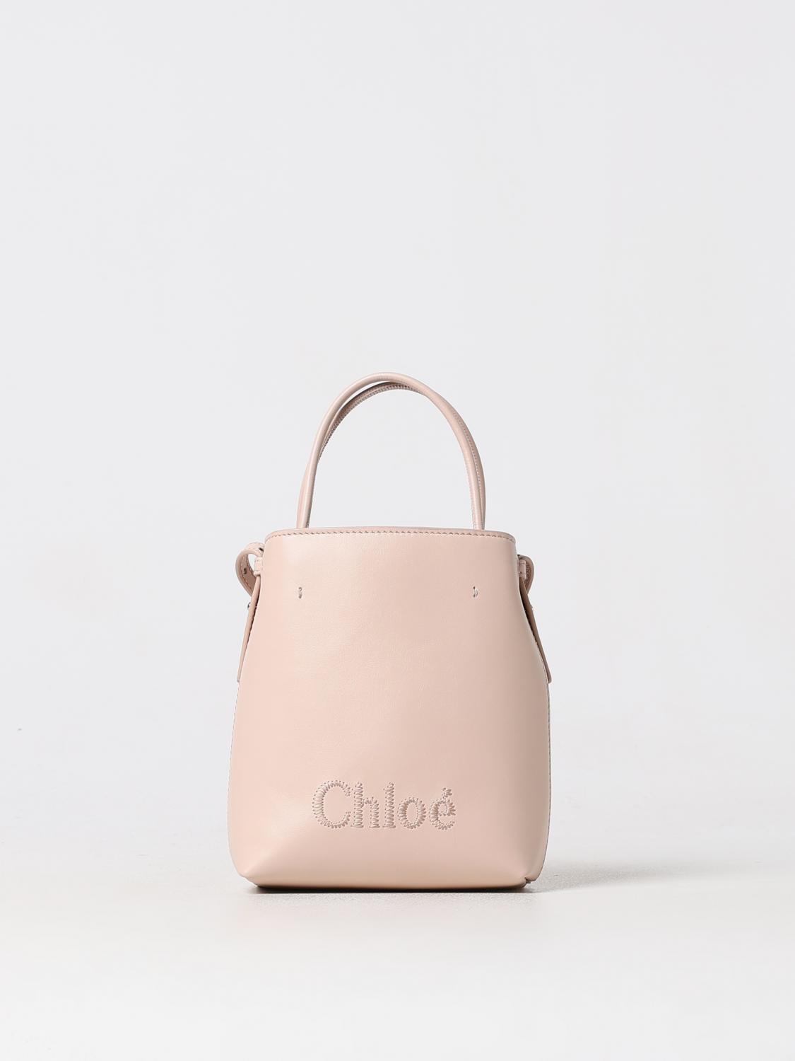 Shop Chloé Mini Bag  Woman Color Pink In 粉色