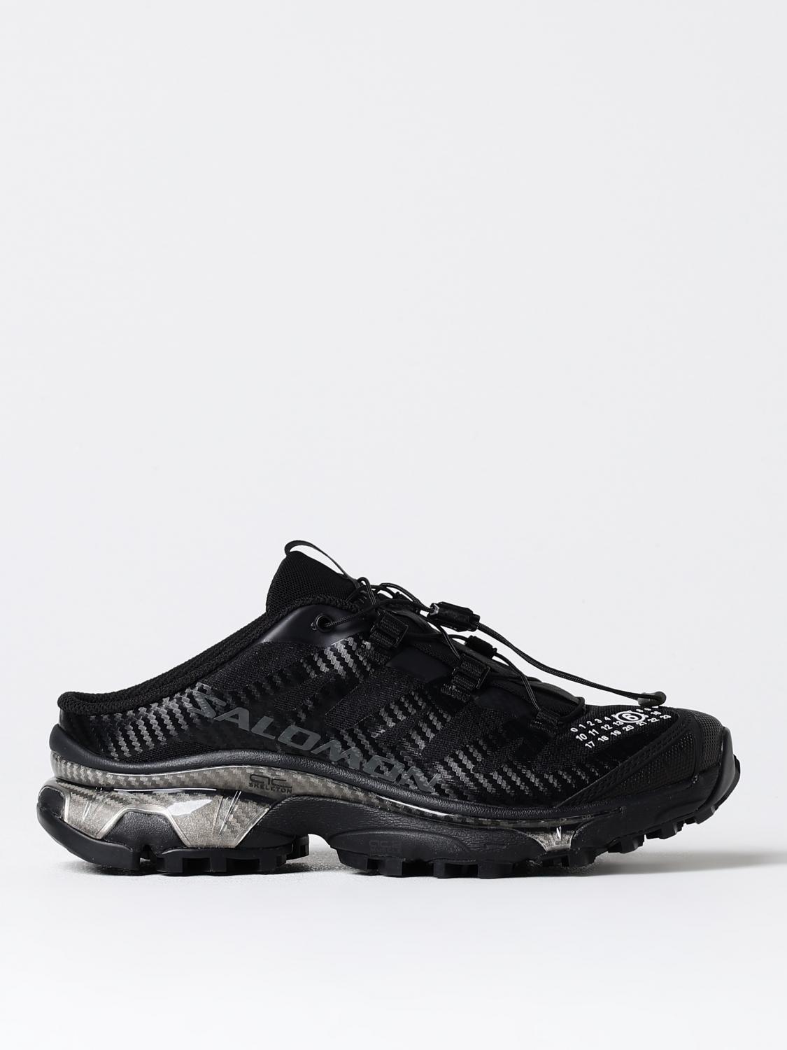 Shop Mm6 Maison Margiela Sneakers  Woman Color Black In Schwarz