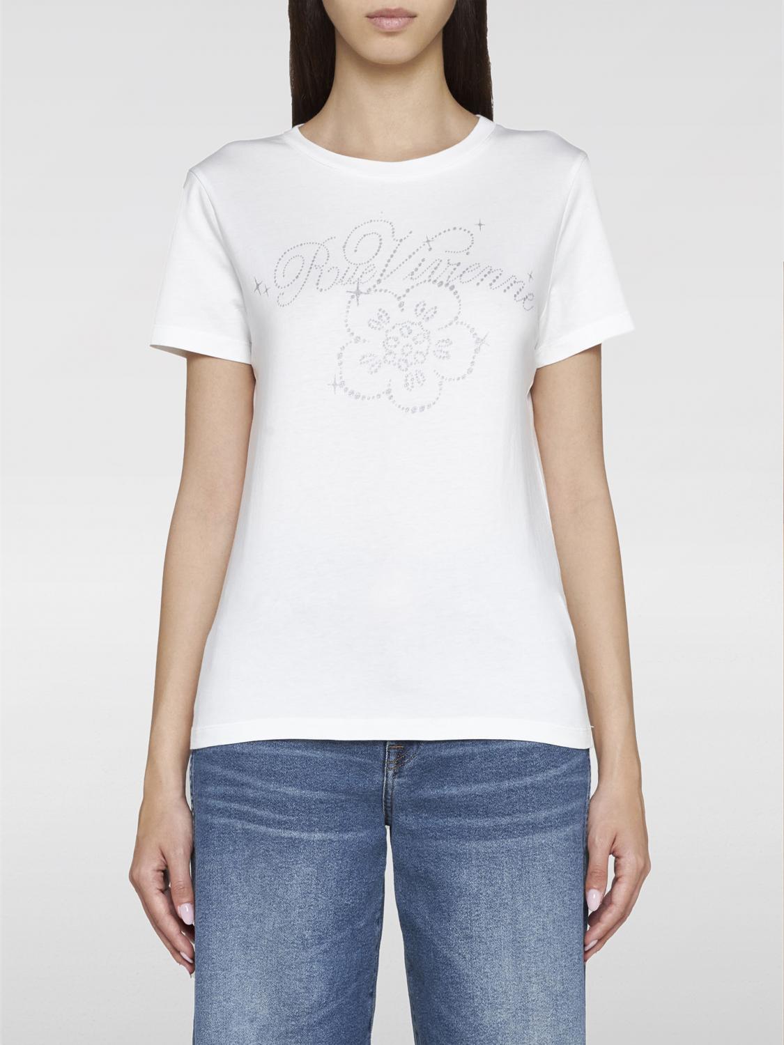 Shop Kenzo T-shirt  Woman Color Beige In 米色