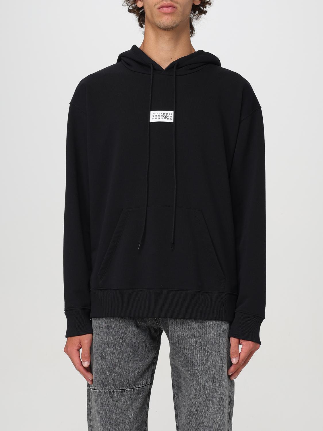 Shop Mm6 Maison Margiela Sweatshirt  Men Color Black In 黑色