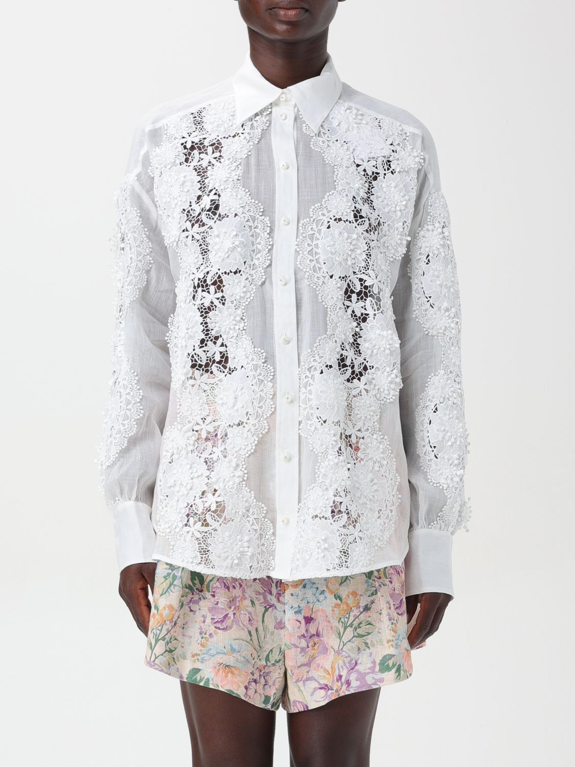 Zimmermann Shirt  Woman Color Ivory In White