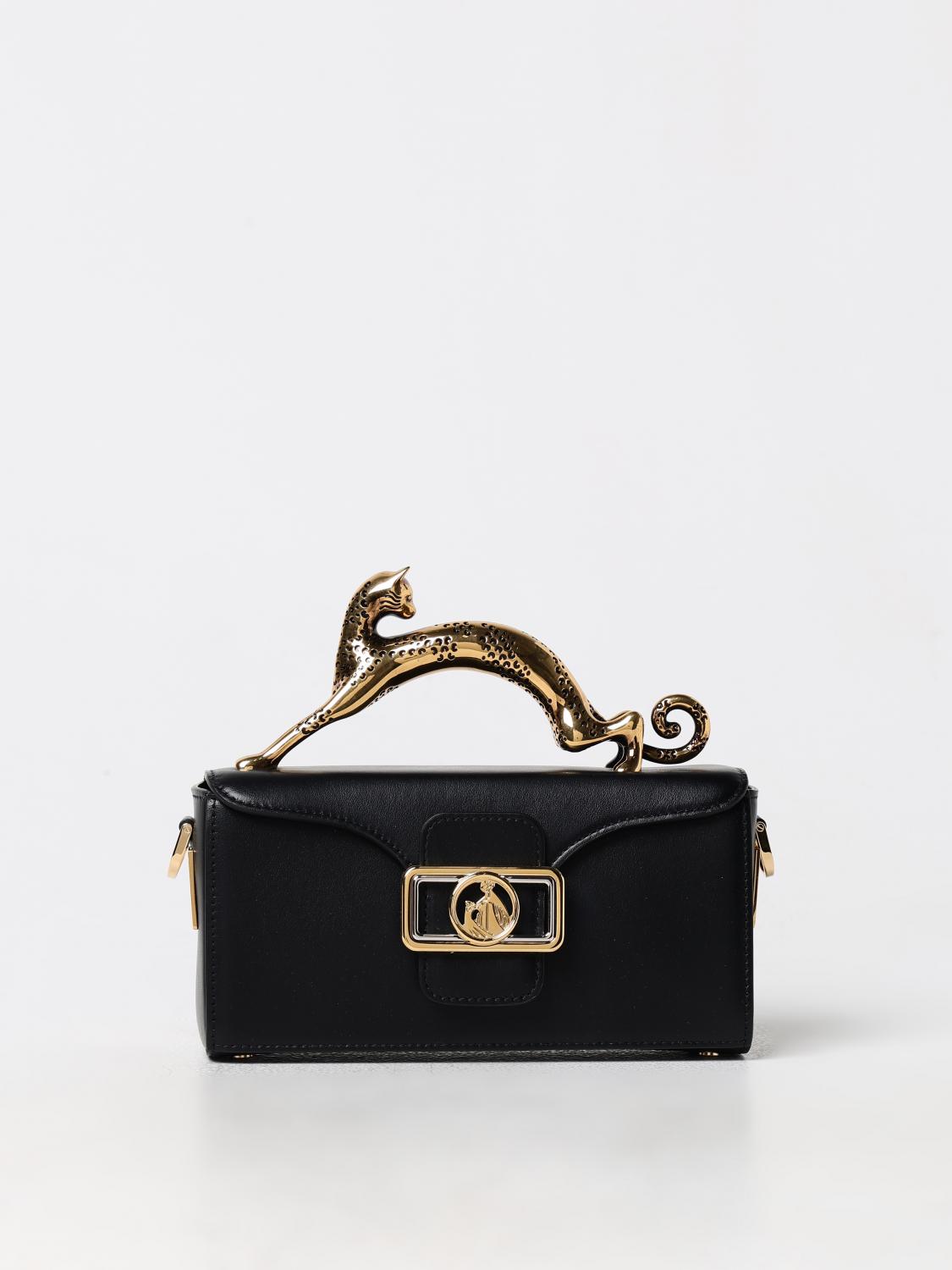 Shop Lanvin Handbag  Woman Color Black