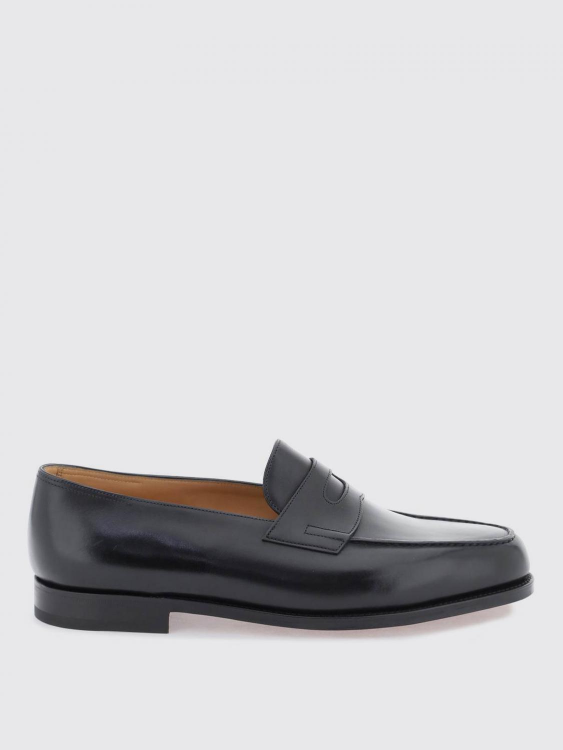 JOHN LOBB: Loafers men - Black | John Lobb loafers 309031L online at ...