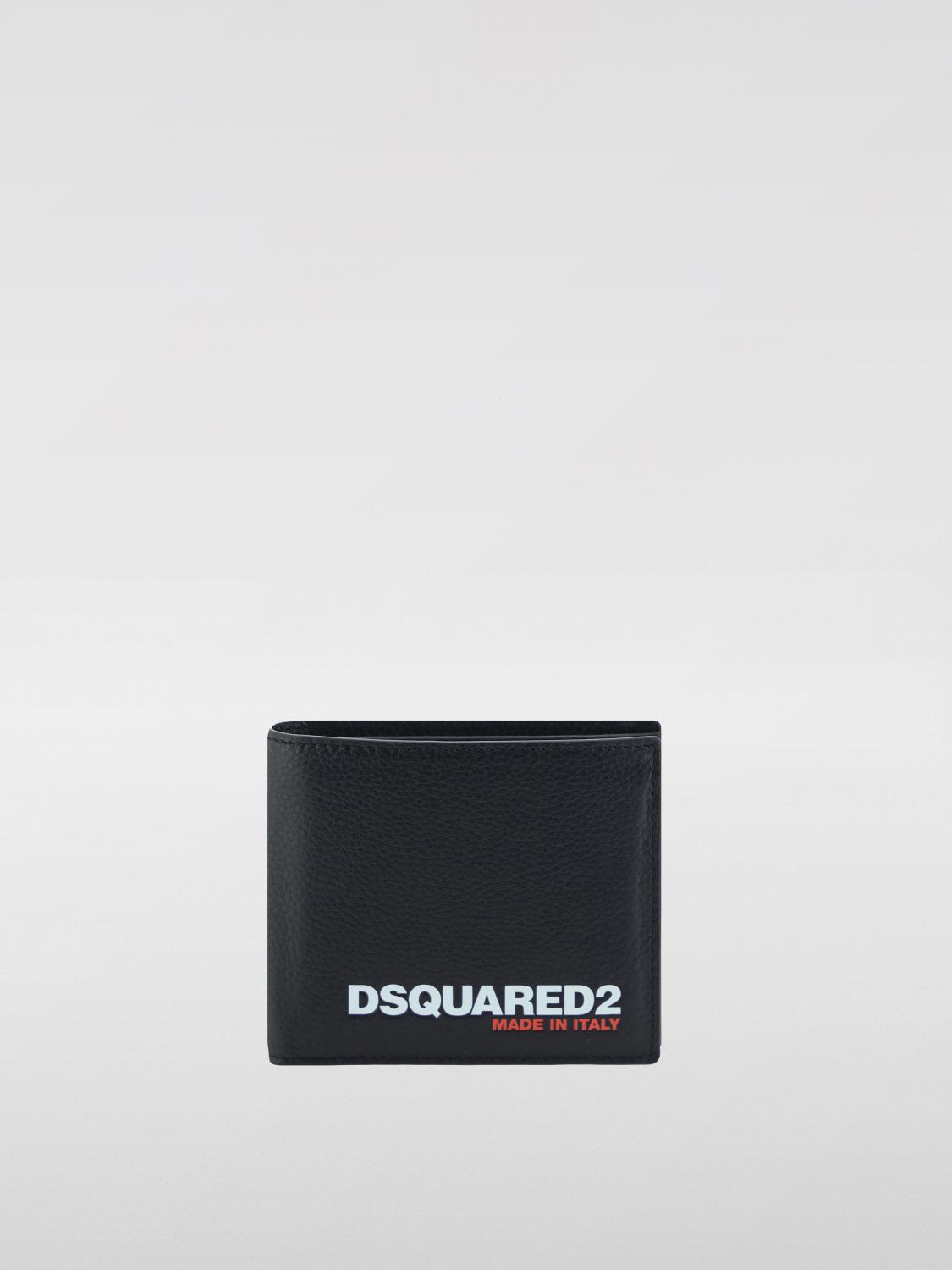 Shop Dsquared2 Wallet  Men Color Black