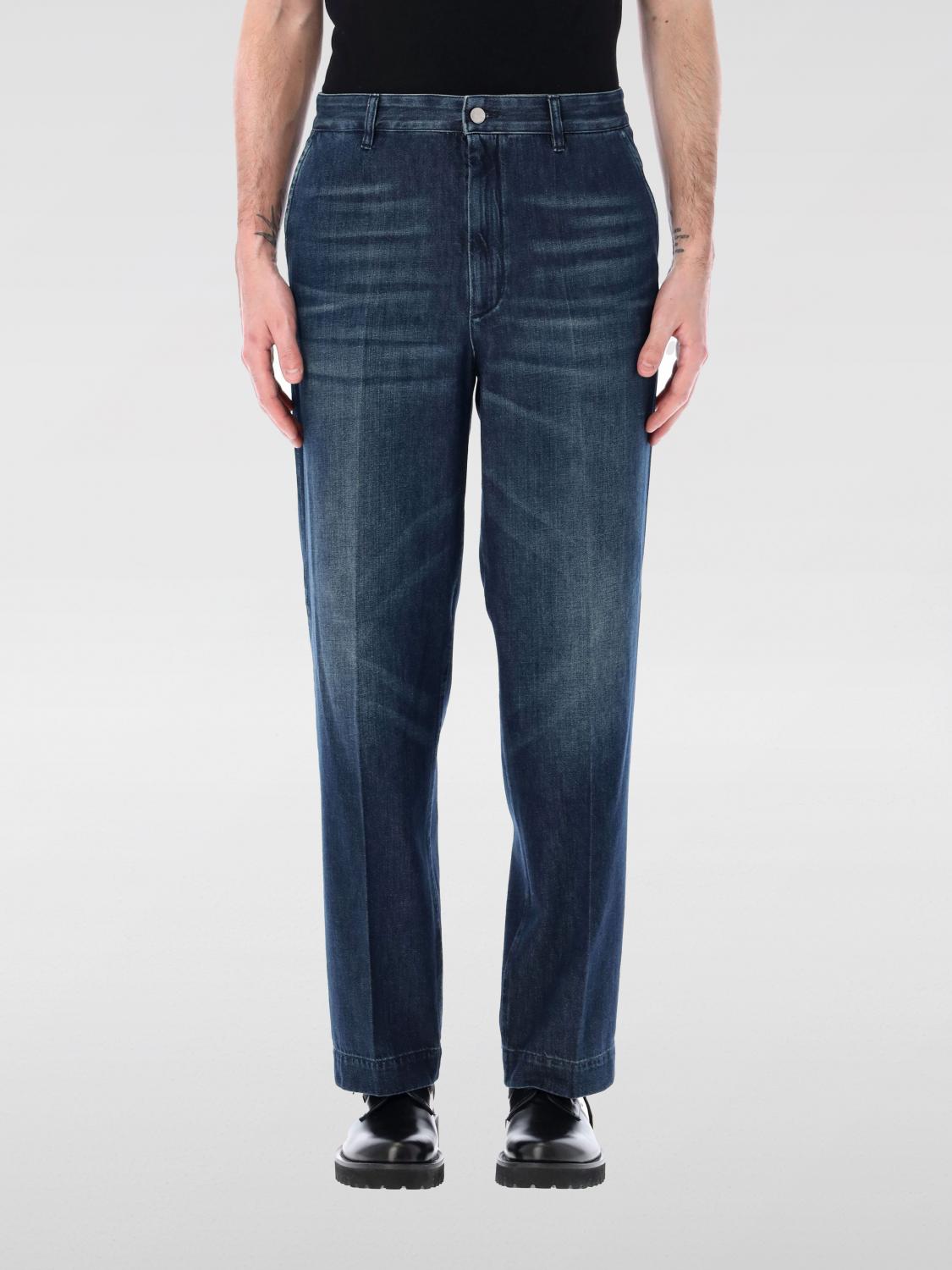 Shop Valentino Jeans  Garavani Men Color Blue In 蓝色