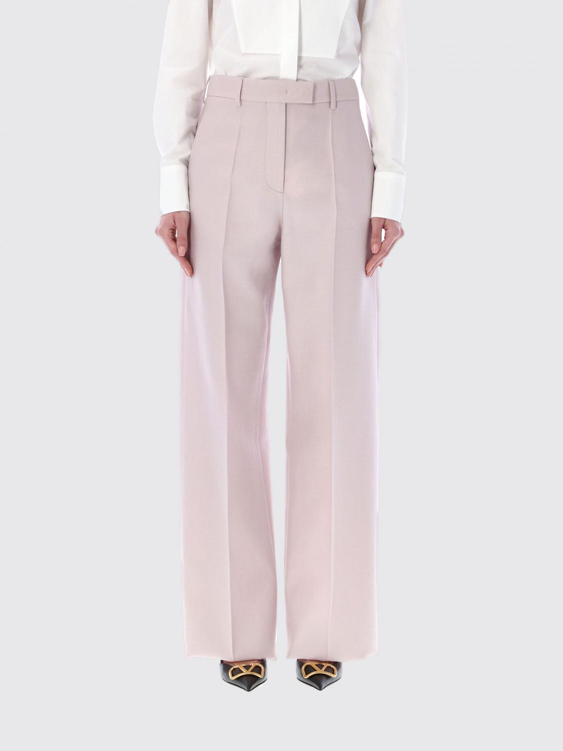 Shop Valentino Pants  Woman Color Pink In 粉色