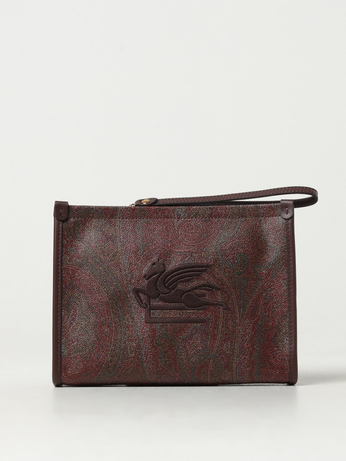 Etro Clutch  Woman Color Brown In 棕色