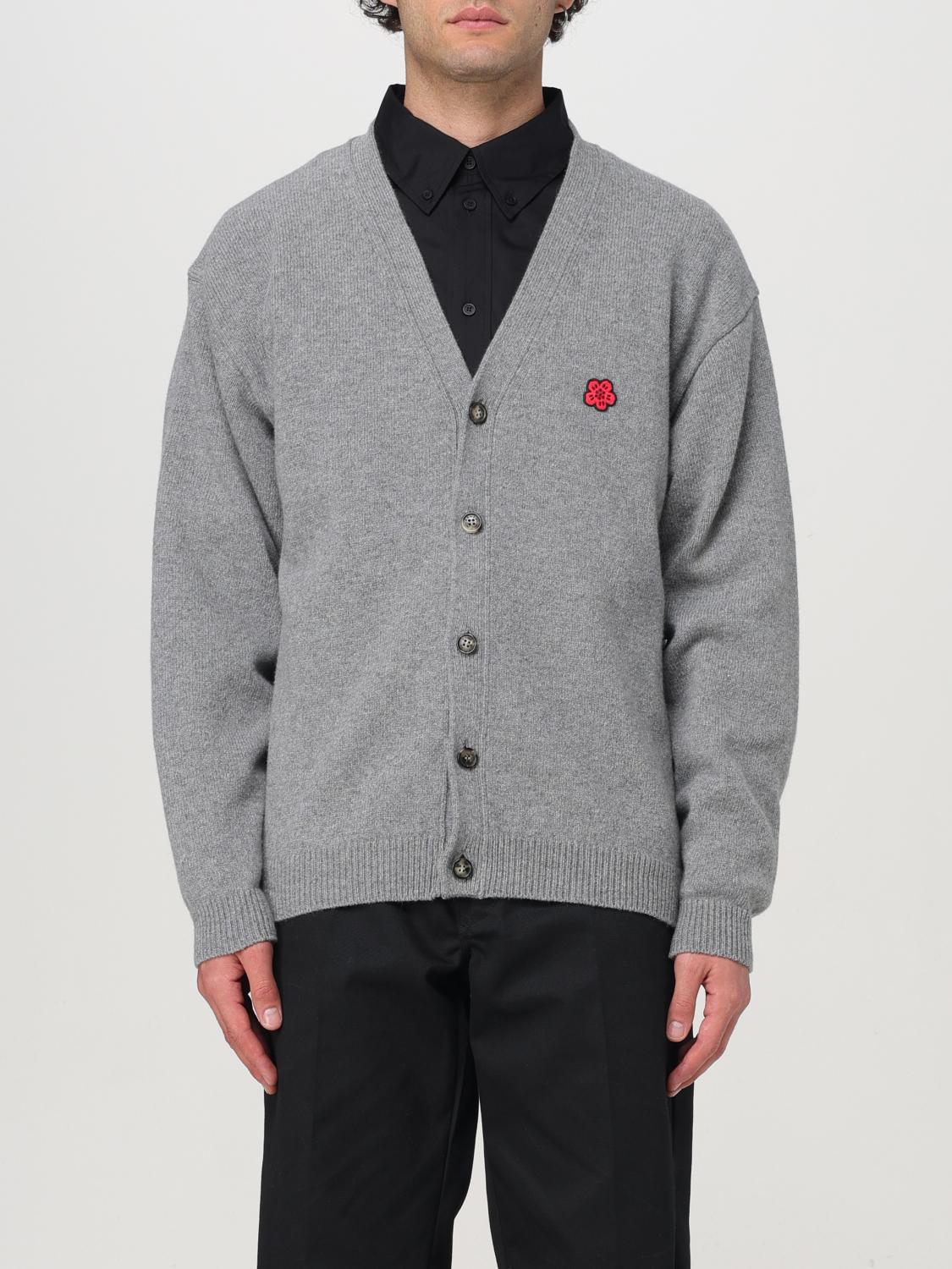 KENZO CARDIGAN KENZO MEN COLOR GREY F75564020