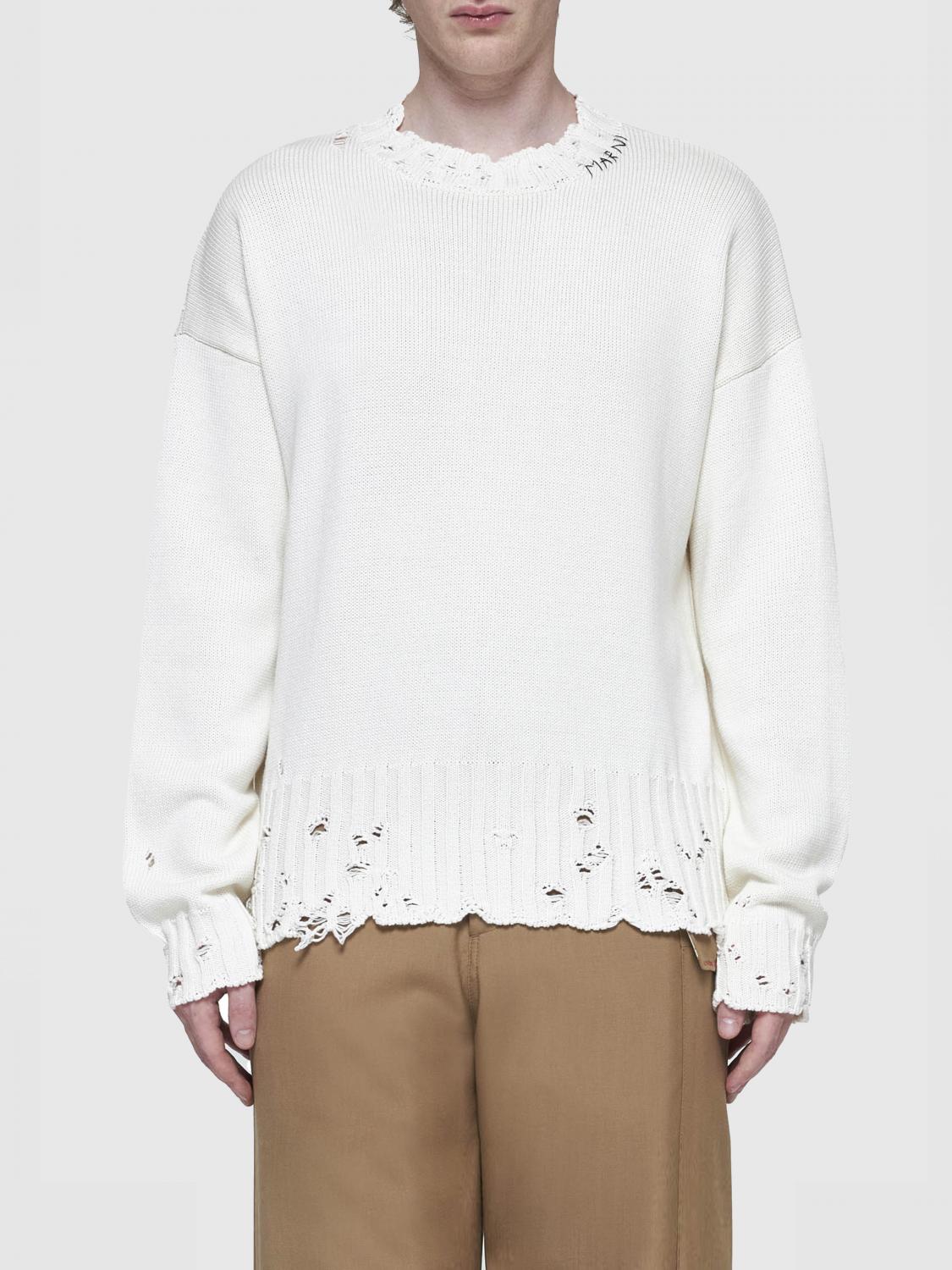 Shop Marni Sweater  Men Color Lilac