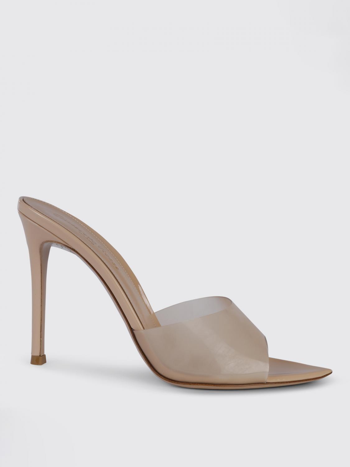 Shop Gianvito Rossi Heeled Sandals  Woman Color Nude