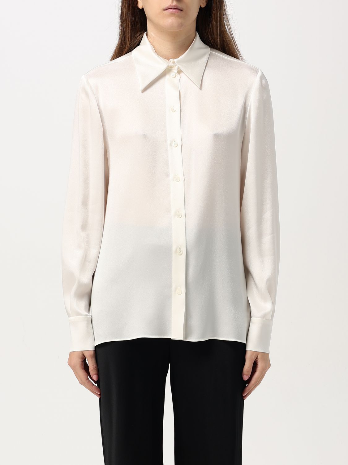 Shop Alberta Ferretti Shirt  Woman Color White In Weiss