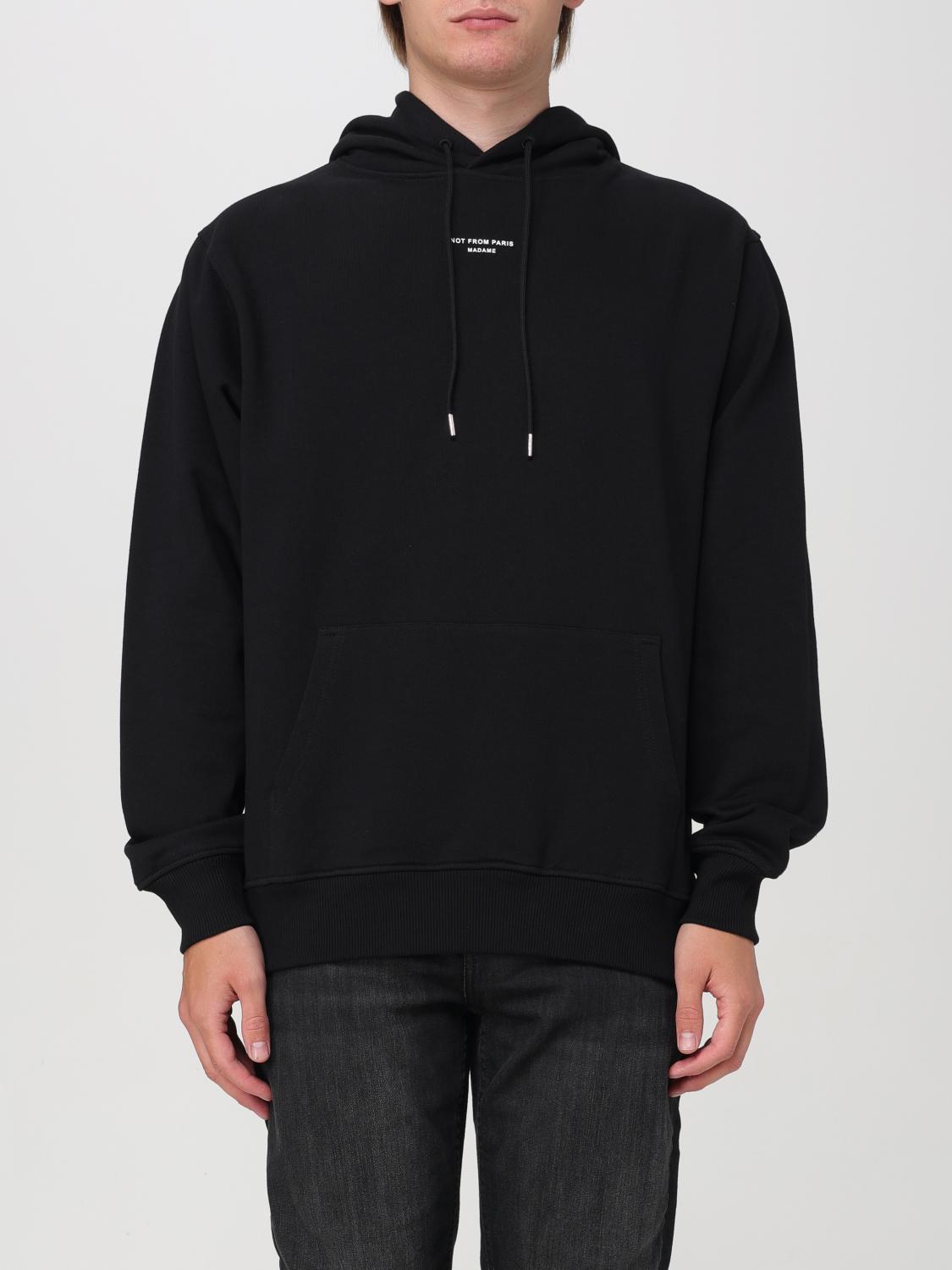 Shop Drôle De Monsieur Sweatshirt  Men Color Black