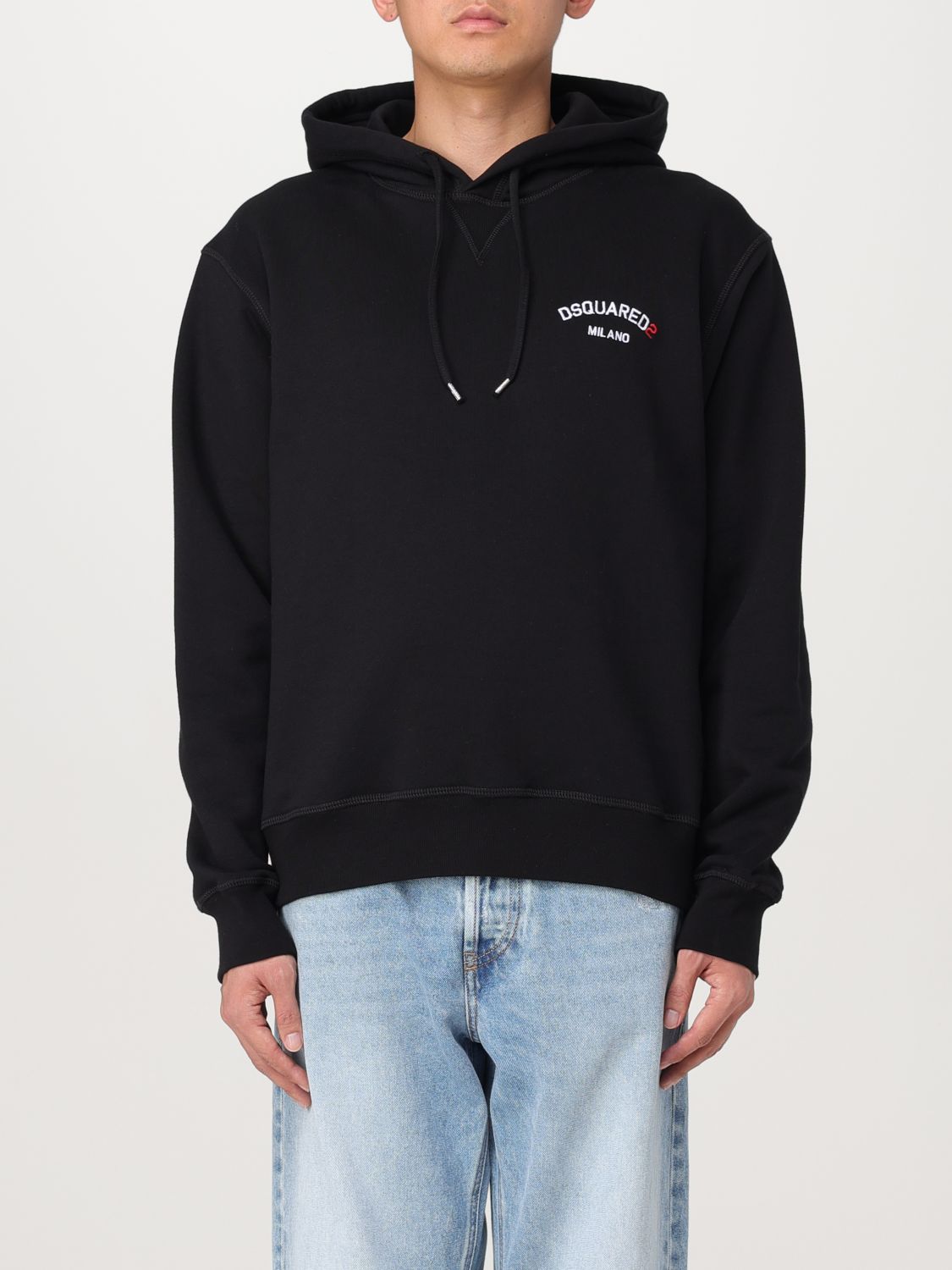 Shop Dsquared2 Sweatshirt  Men Color Black In Schwarz