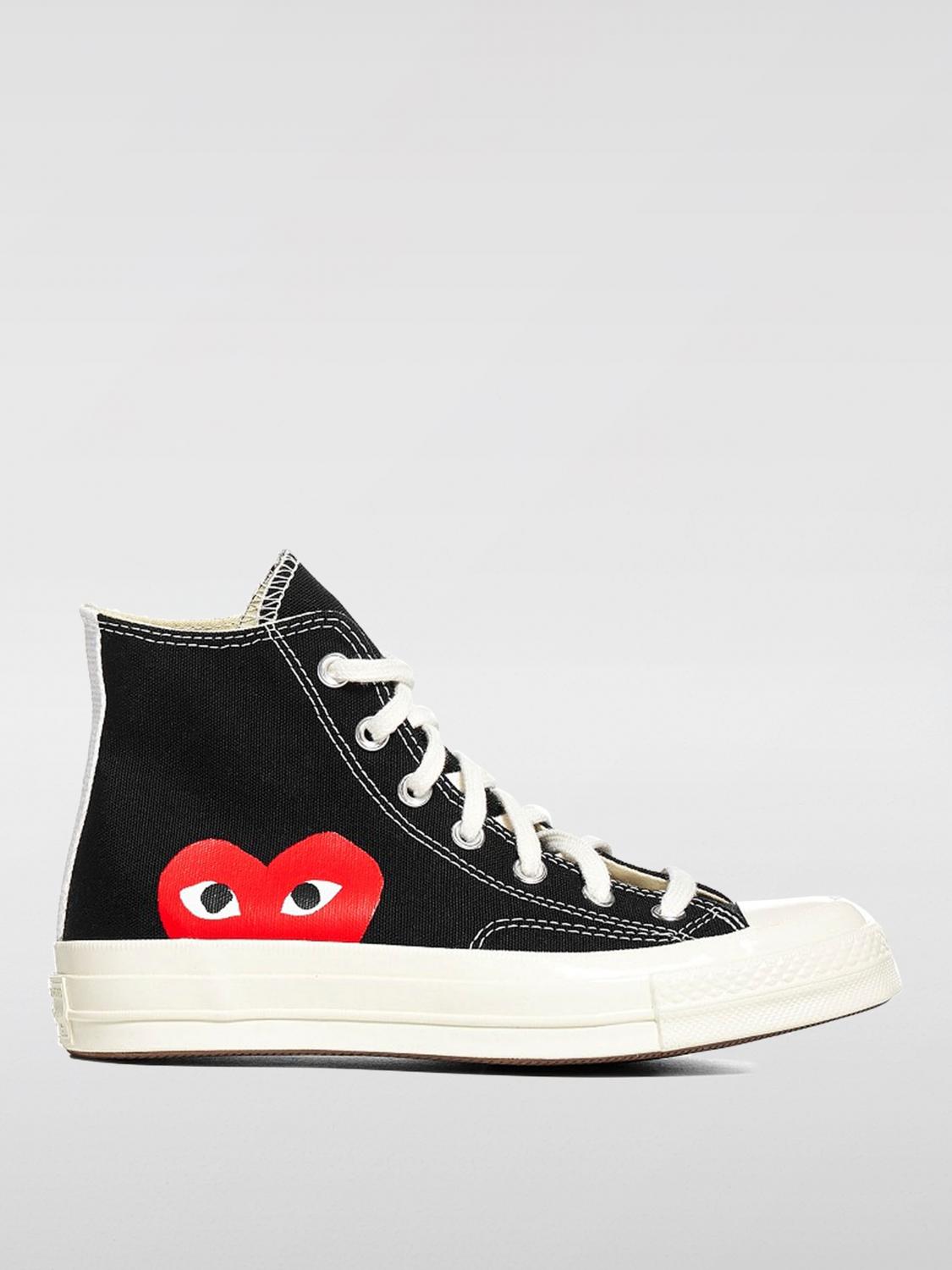 Shop Comme Des Garçons Play Sneakers Comme Des Garcons Play Men Color Black