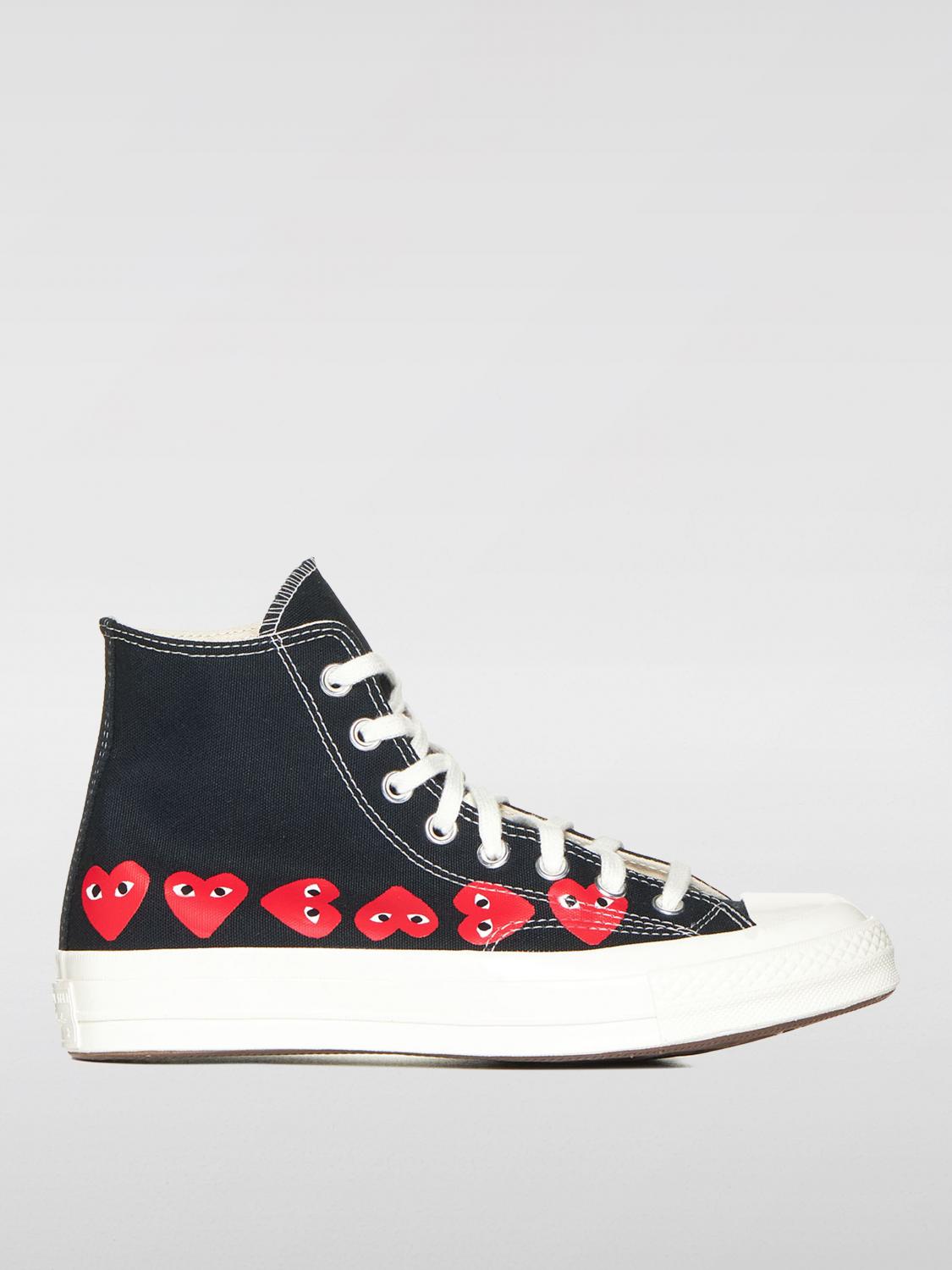 Shop Comme Des Garçons Play Sneakers Comme Des Garcons Play Woman Color Black