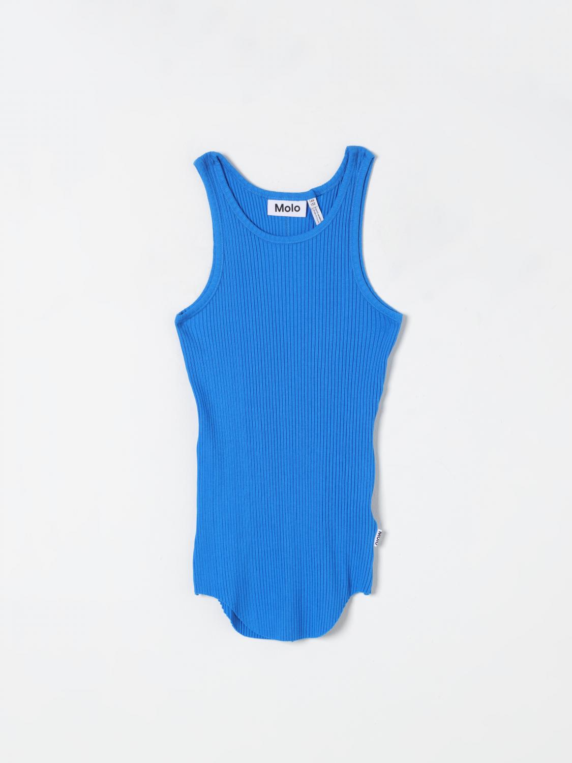 Shop Molo Vest  Kids Color Blue