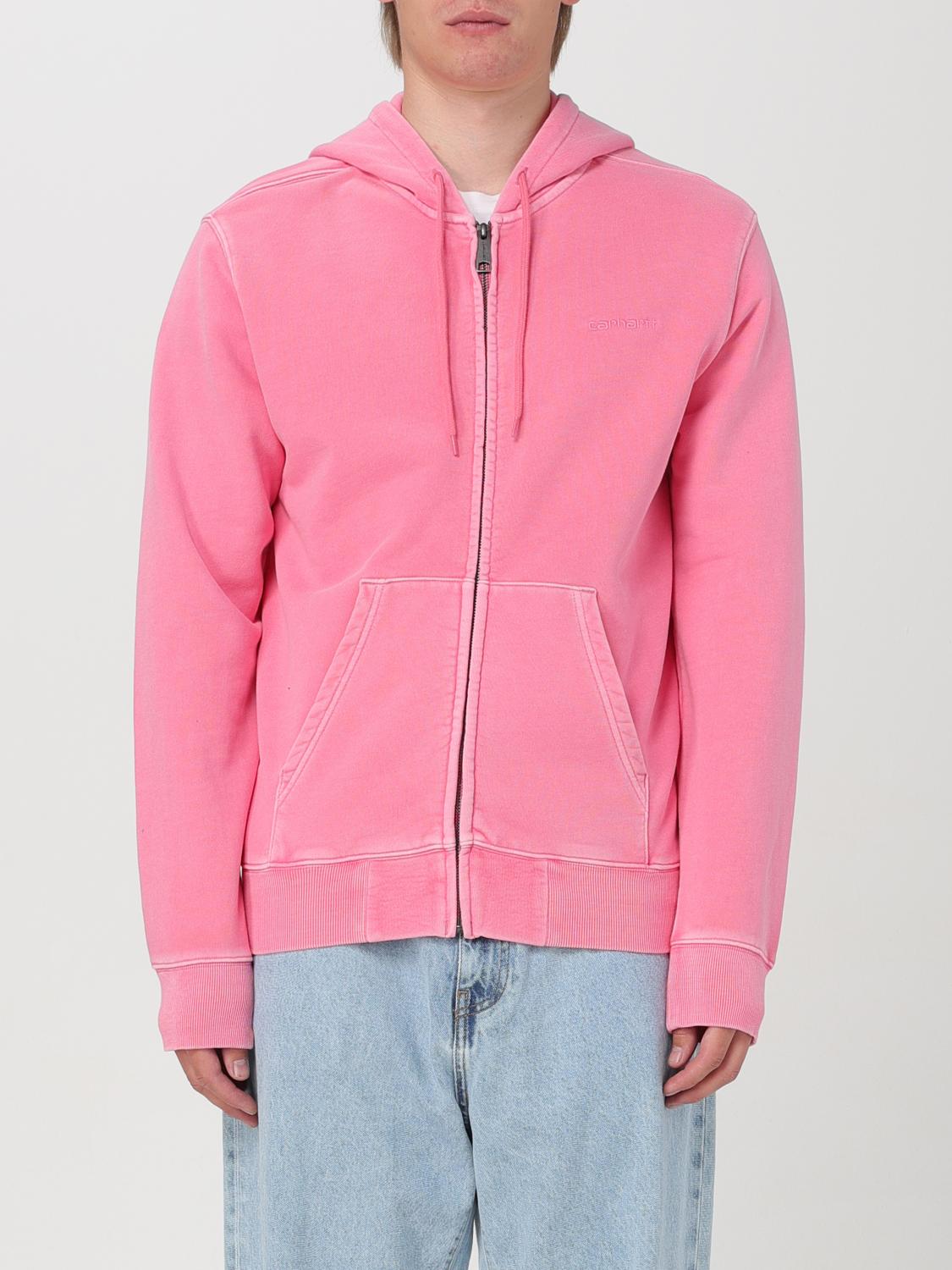 Shop Carhartt Sweatshirt  Wip Men Color Pink