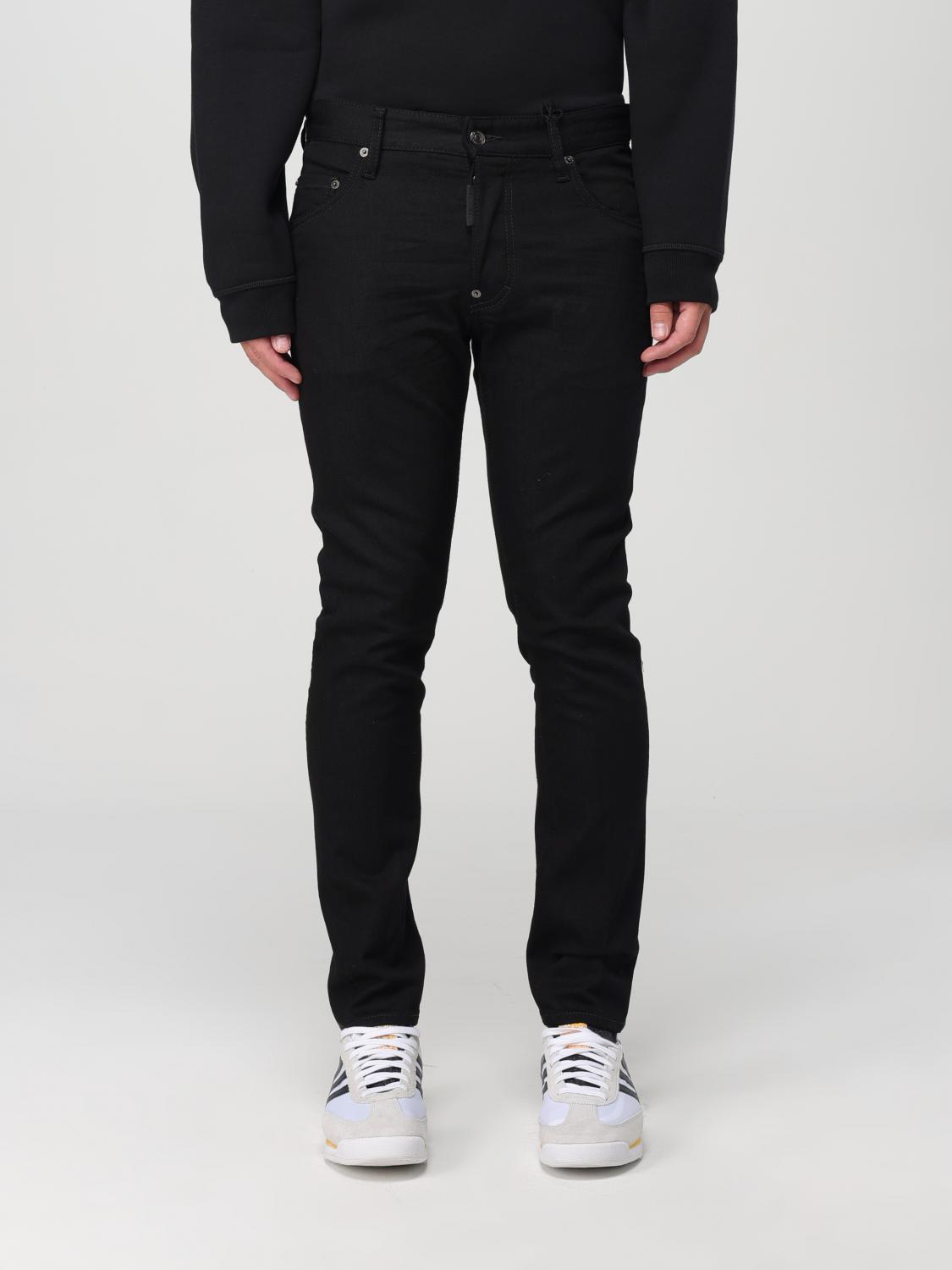 Shop Dsquared2 Jeans  Men Color Black In Schwarz