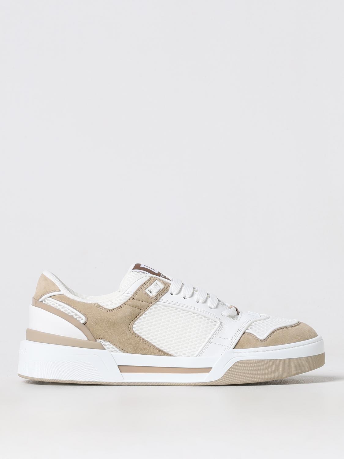 Shop Dolce & Gabbana Sneakers  Men Color Beige In 米色