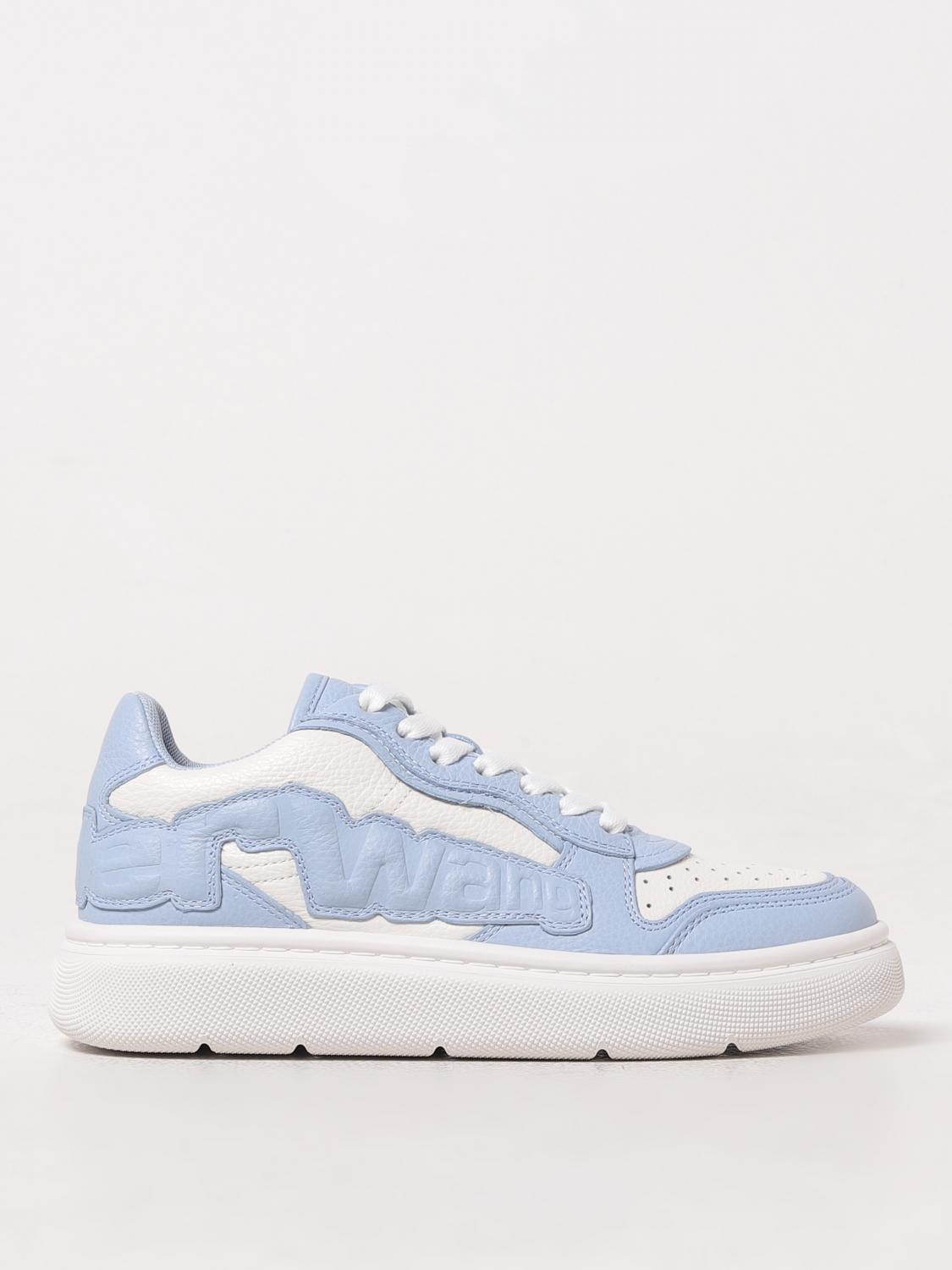 Shop Alexander Wang Sneakers  Woman Color Blue In 蓝色