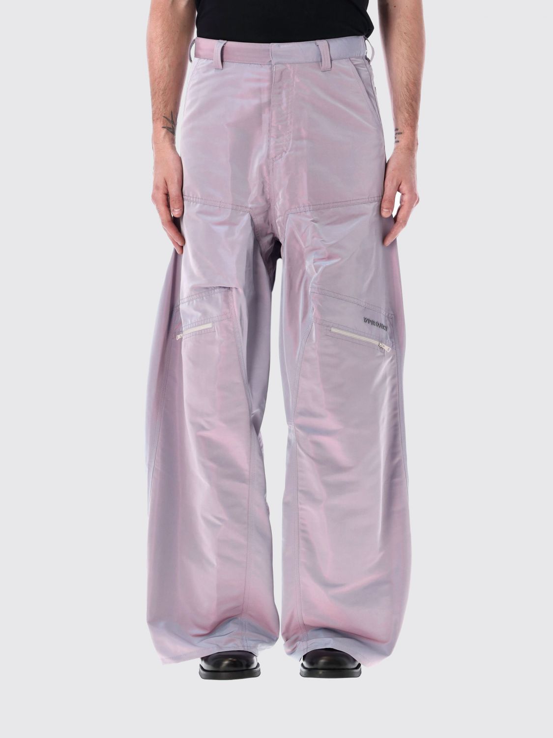 Y/project Pants  Men Color Lilac In 淡紫色