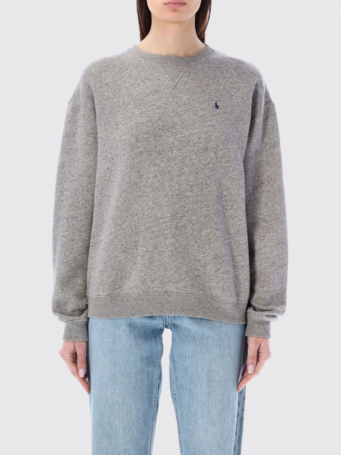 Polo Ralph Lauren Sweatshirt  Woman Color Grey In 灰色