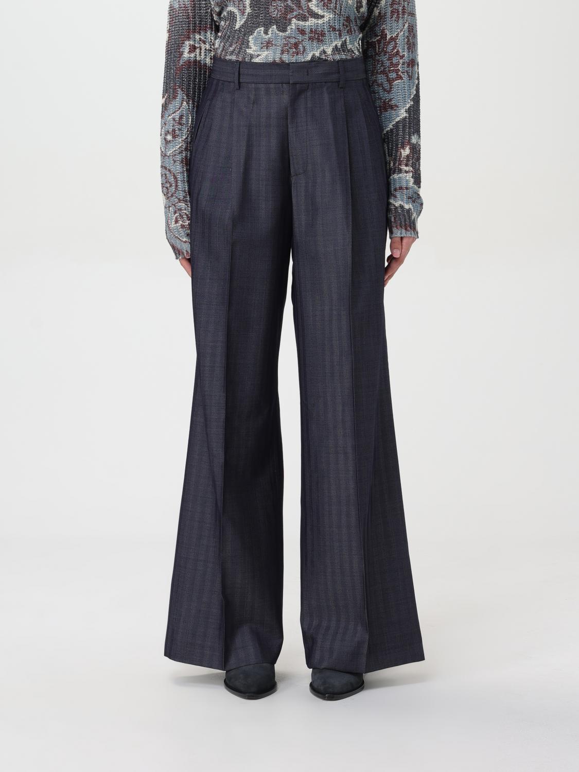 Shop Etro Pants  Woman Color Blue