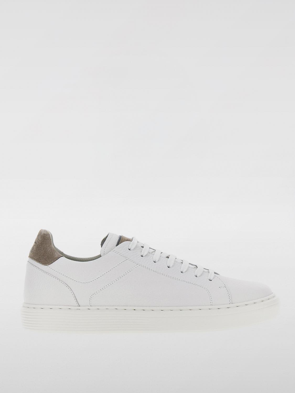 Shop Brunello Cucinelli Sneakers  Men Color White In 白色