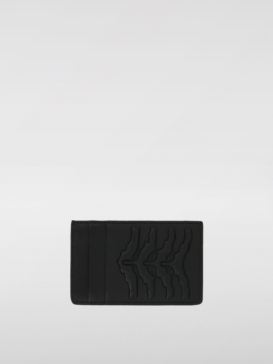 Shop Alexander Mcqueen Wallet  Men Color Black In 黑色