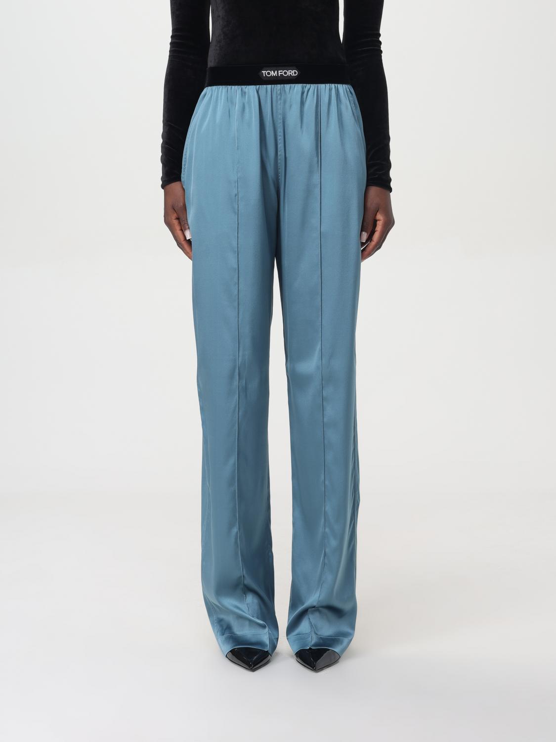 Tom Ford Pants  Woman Color Blue In Blue