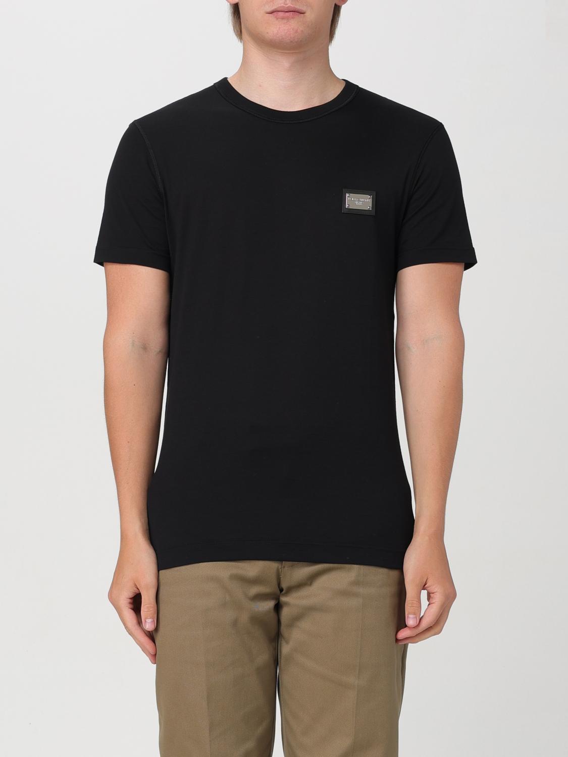 Shop Dolce & Gabbana T-shirt  Men Color Black